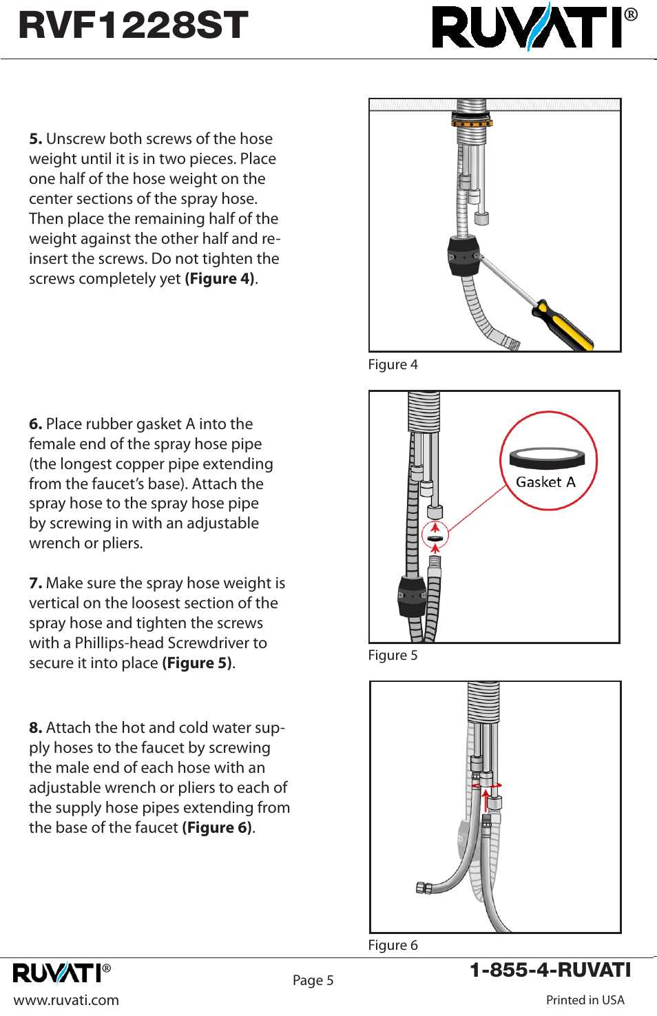 Rvf1228st | Ruvati RVF1228ST User Manual | Page 6 / 12