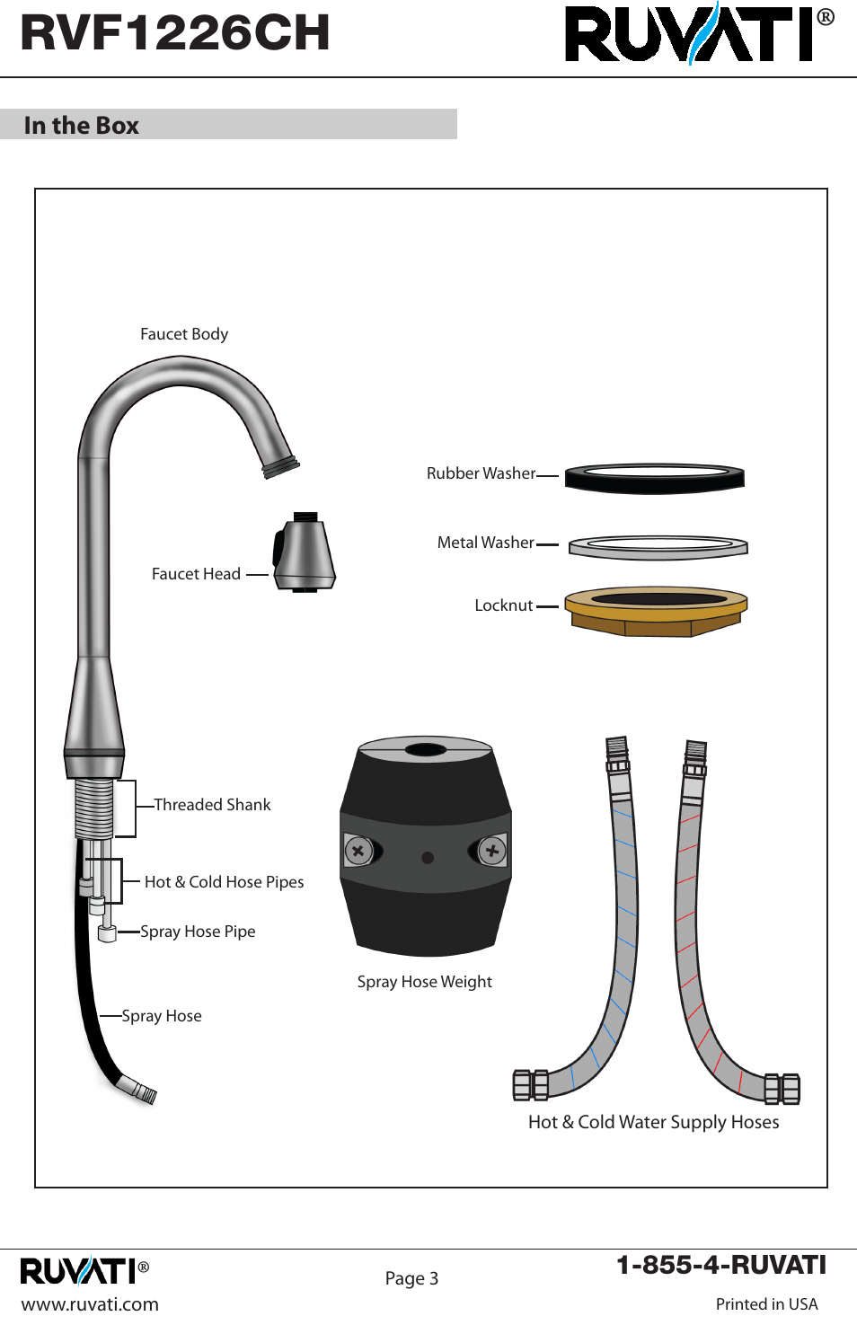 Rvf1226ch | Ruvati RVF1226CH User Manual | Page 4 / 12