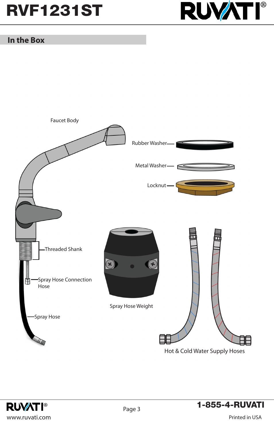 Rvf1231st | Ruvati RVF1231ST User Manual | Page 4 / 12