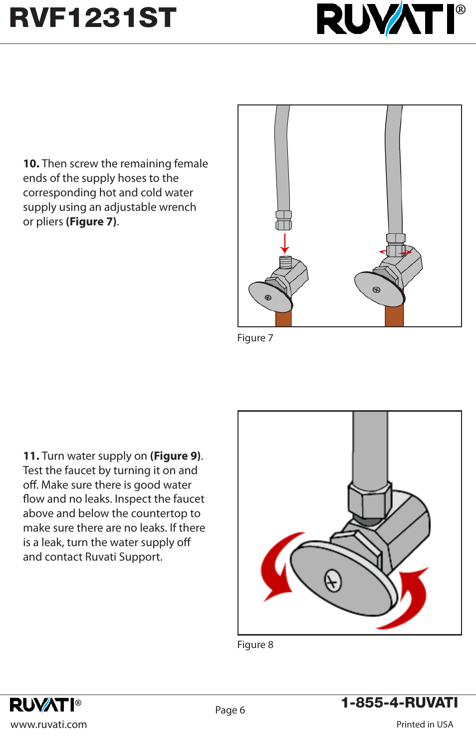 Rvf1231st | Ruvati RVF1231ST User Manual | Page 7 / 12