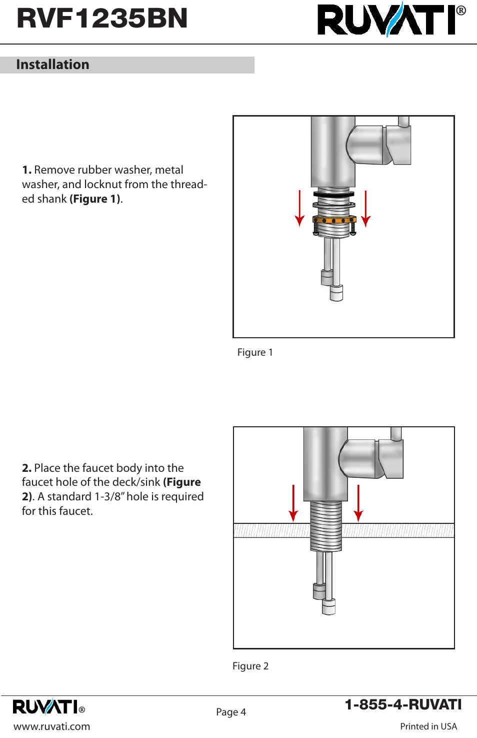 Rvf1235bn | Ruvati RVF1235BN User Manual | Page 5 / 12