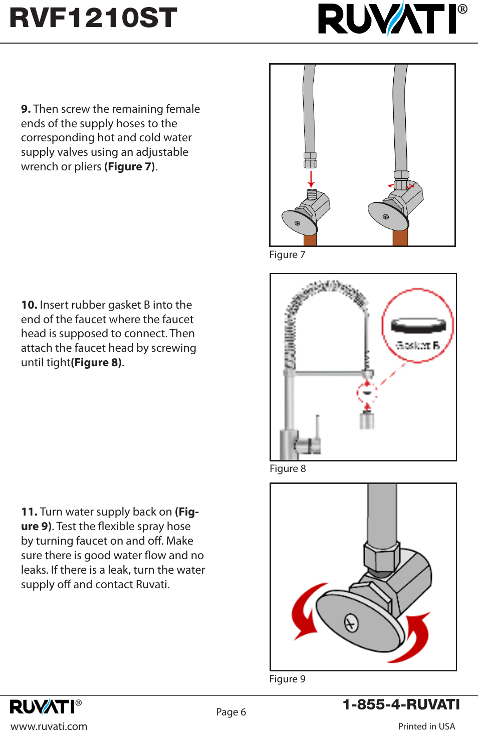 Rvf1210st | Ruvati RVF1210ST User Manual | Page 6 / 10
