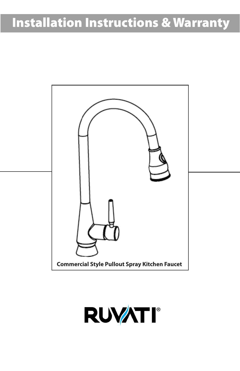 Ruvati RVF1252RB User Manual | 12 pages