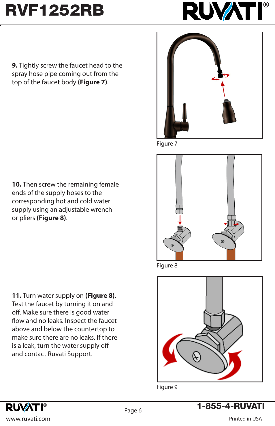 Rvf1252rb | Ruvati RVF1252RB User Manual | Page 7 / 12