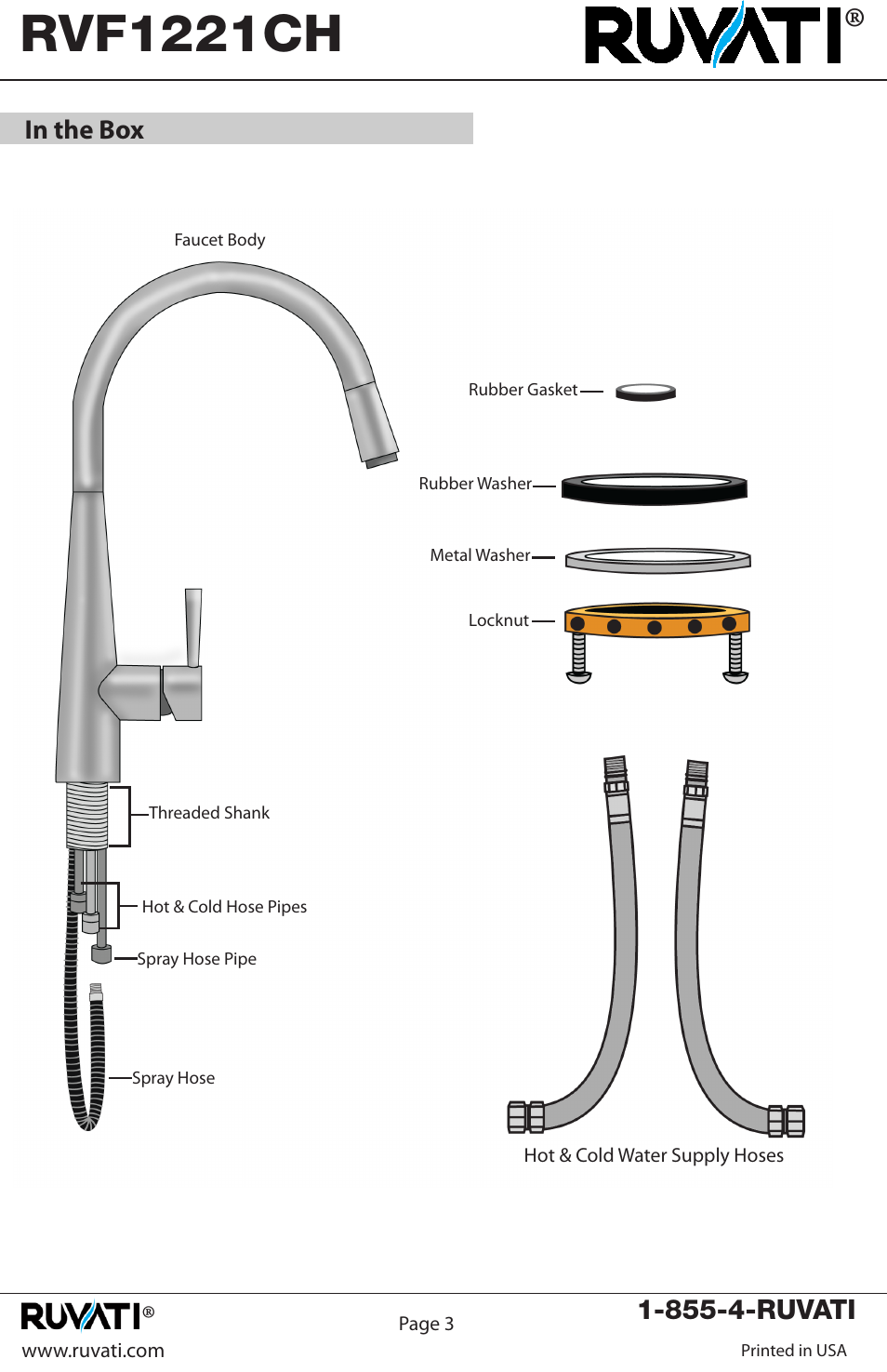 Rvf1221ch | Ruvati RVF1221CH User Manual | Page 4 / 12