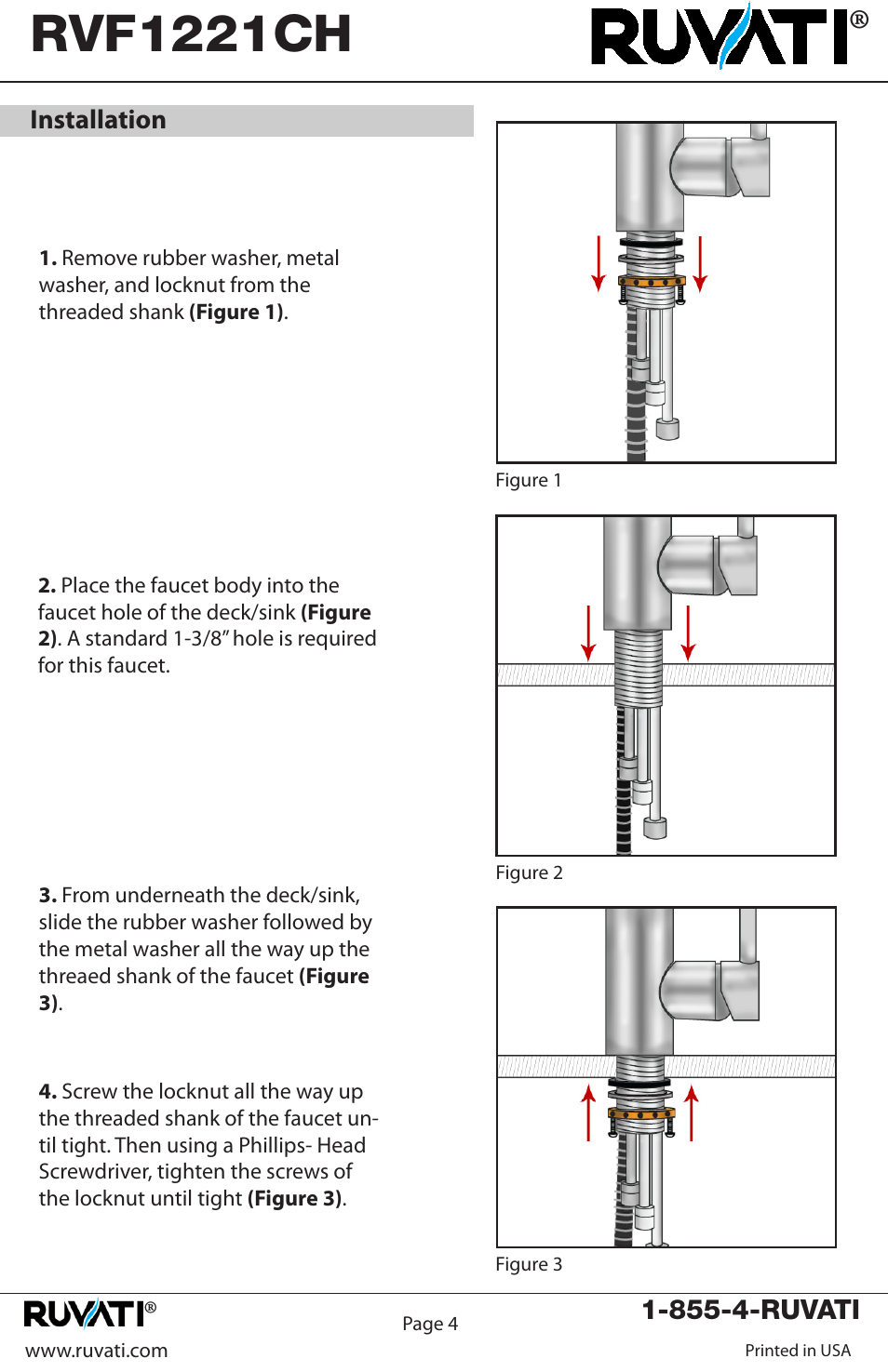 Rvf1221ch | Ruvati RVF1221CH User Manual | Page 5 / 12