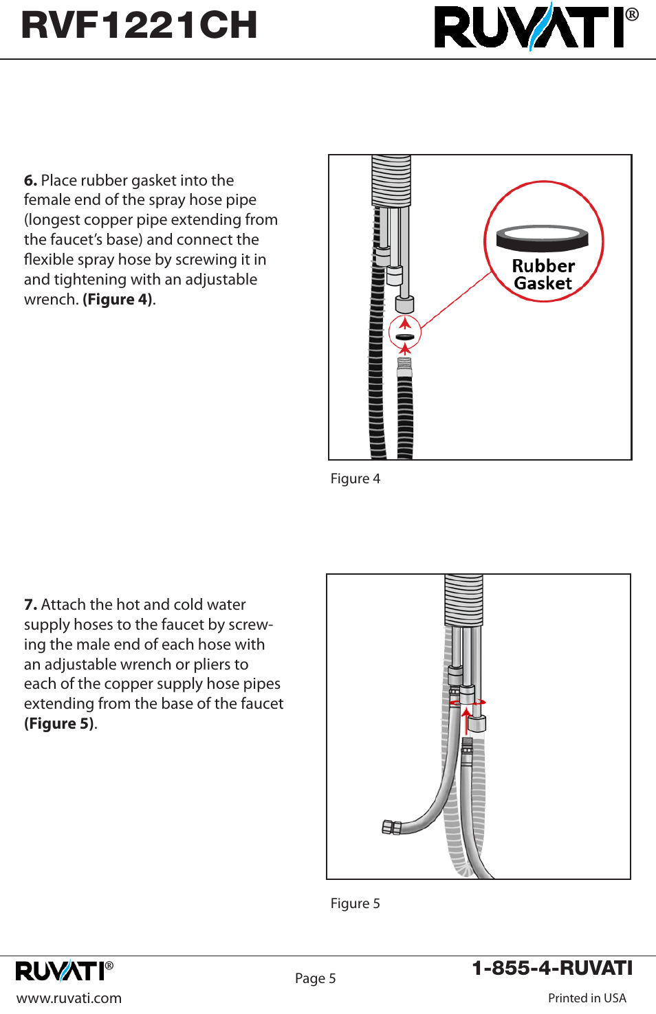 Rvf1221ch | Ruvati RVF1221CH User Manual | Page 6 / 12