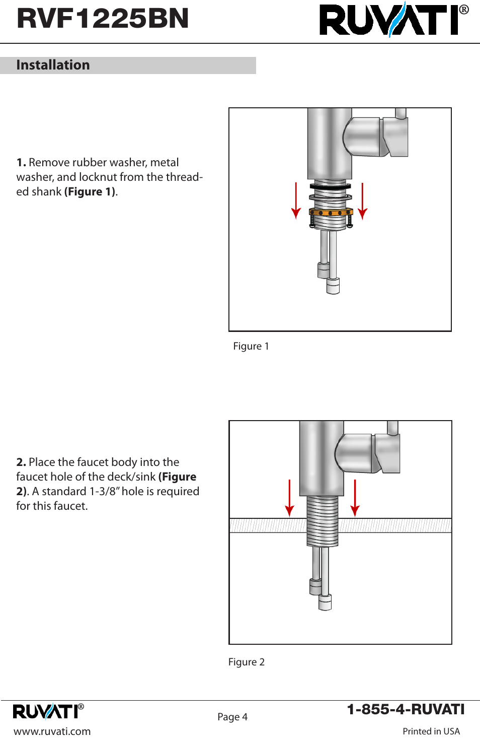 Rvf1225bn | Ruvati RVF1225BN User Manual | Page 5 / 12