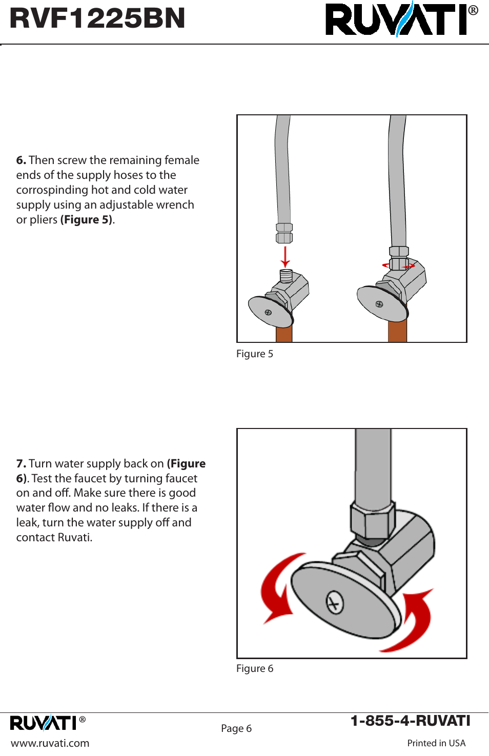 Rvf1225bn | Ruvati RVF1225BN User Manual | Page 7 / 12
