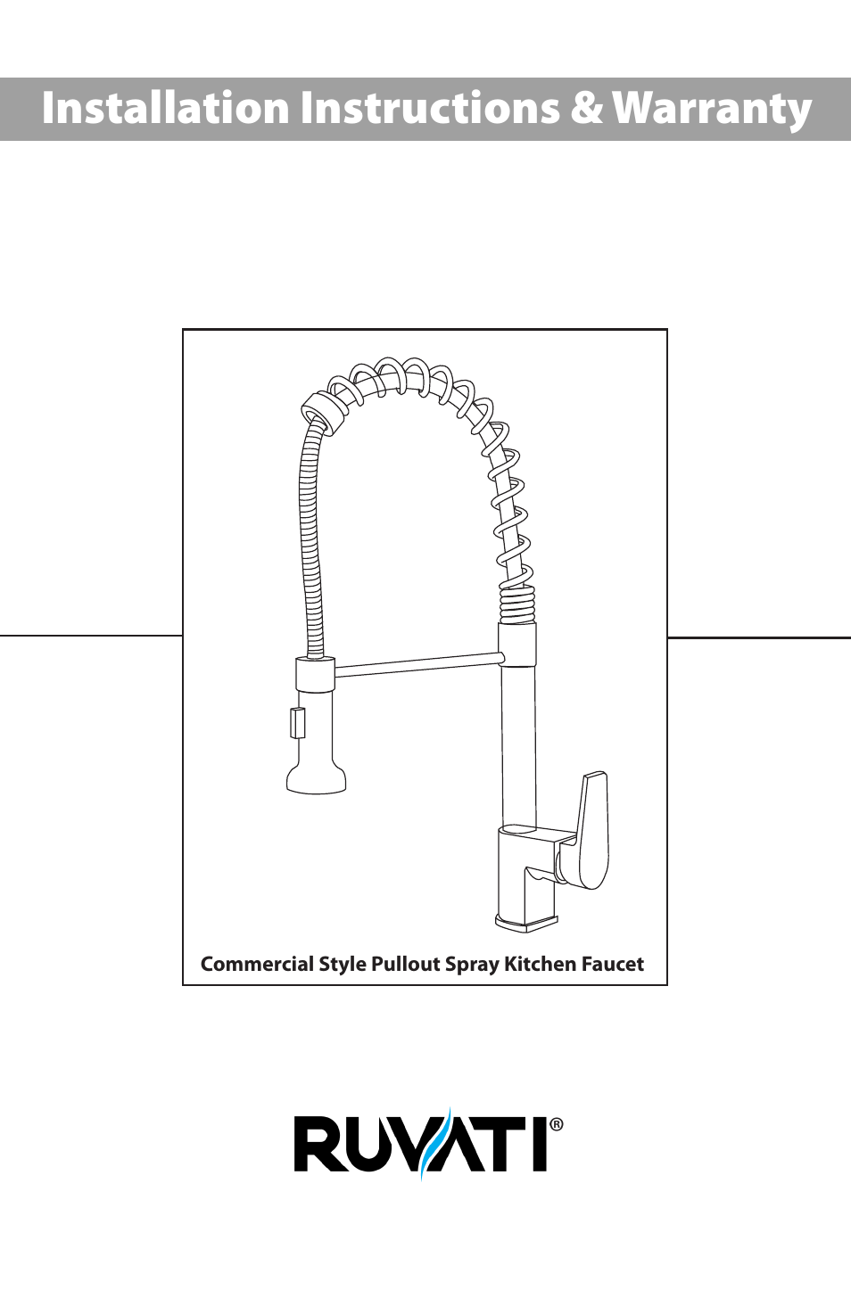 Ruvati RVF1216CH User Manual | 12 pages