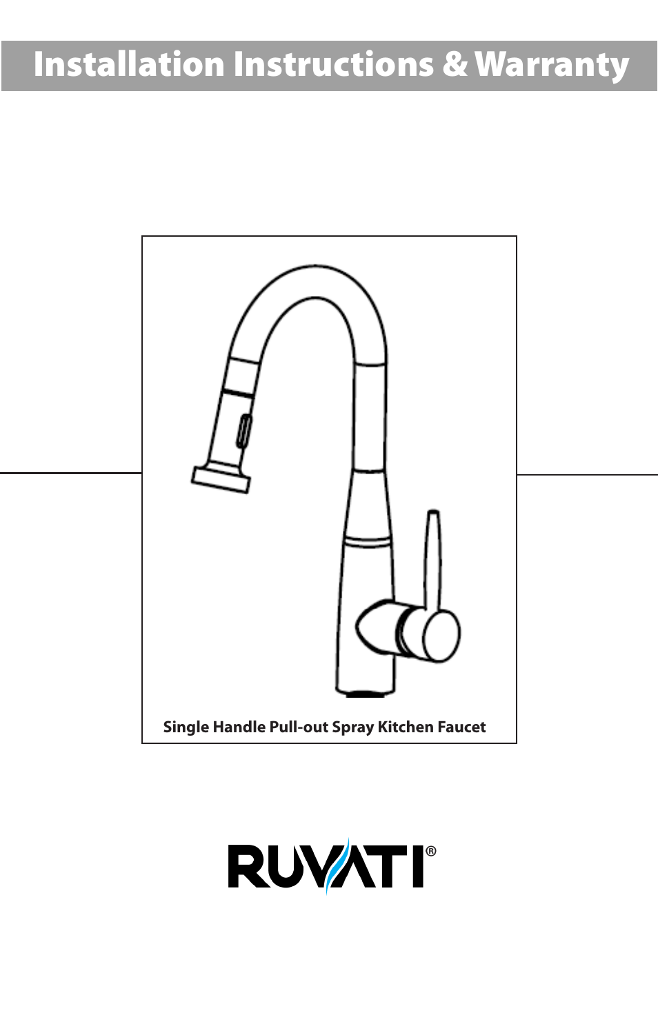 Ruvati RVF1229ST User Manual | 12 pages