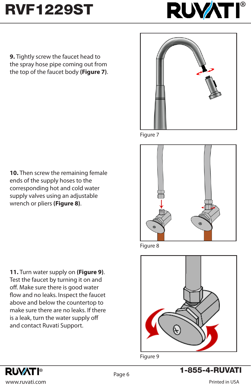 Rvf1229st | Ruvati RVF1229ST User Manual | Page 7 / 12