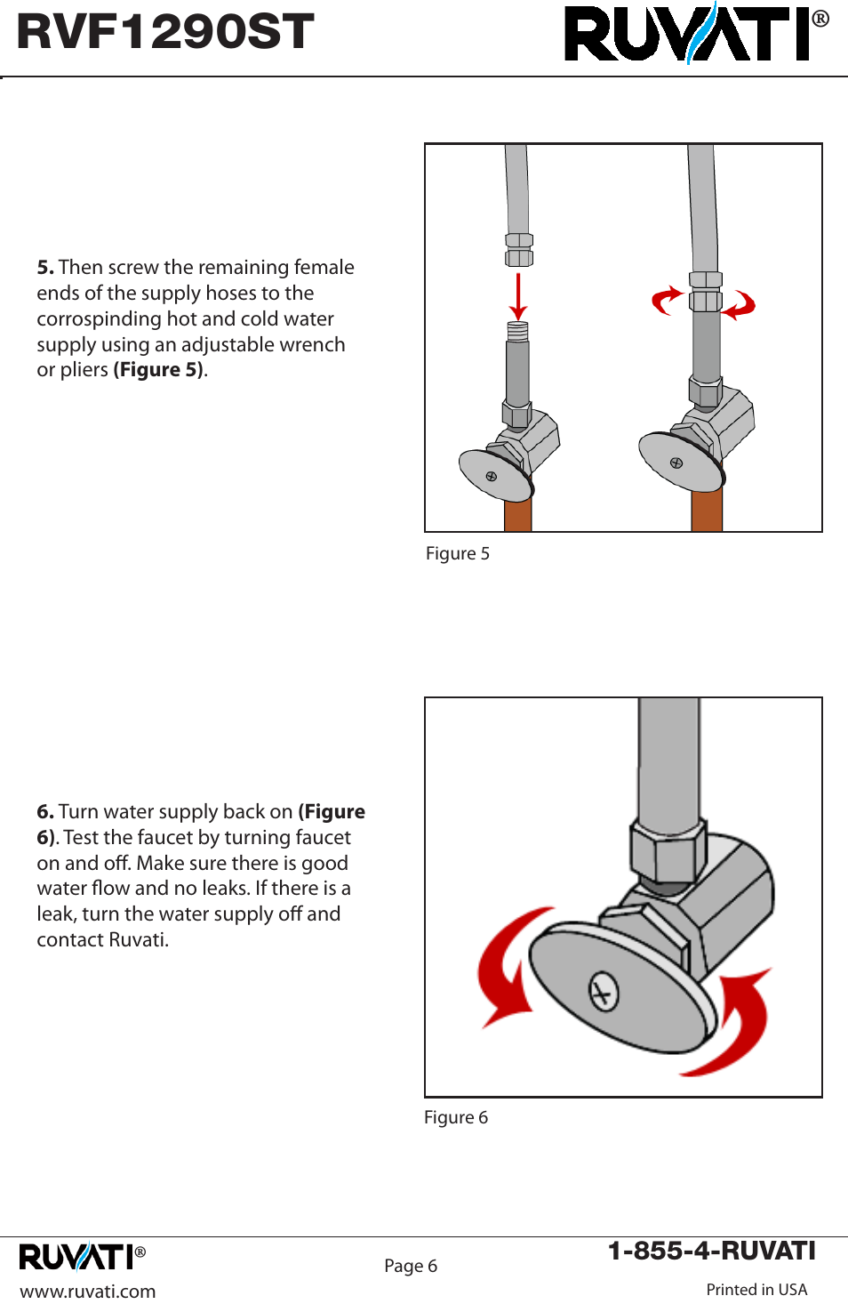 Rvf1290st | Ruvati RVF1290ST User Manual | Page 7 / 12