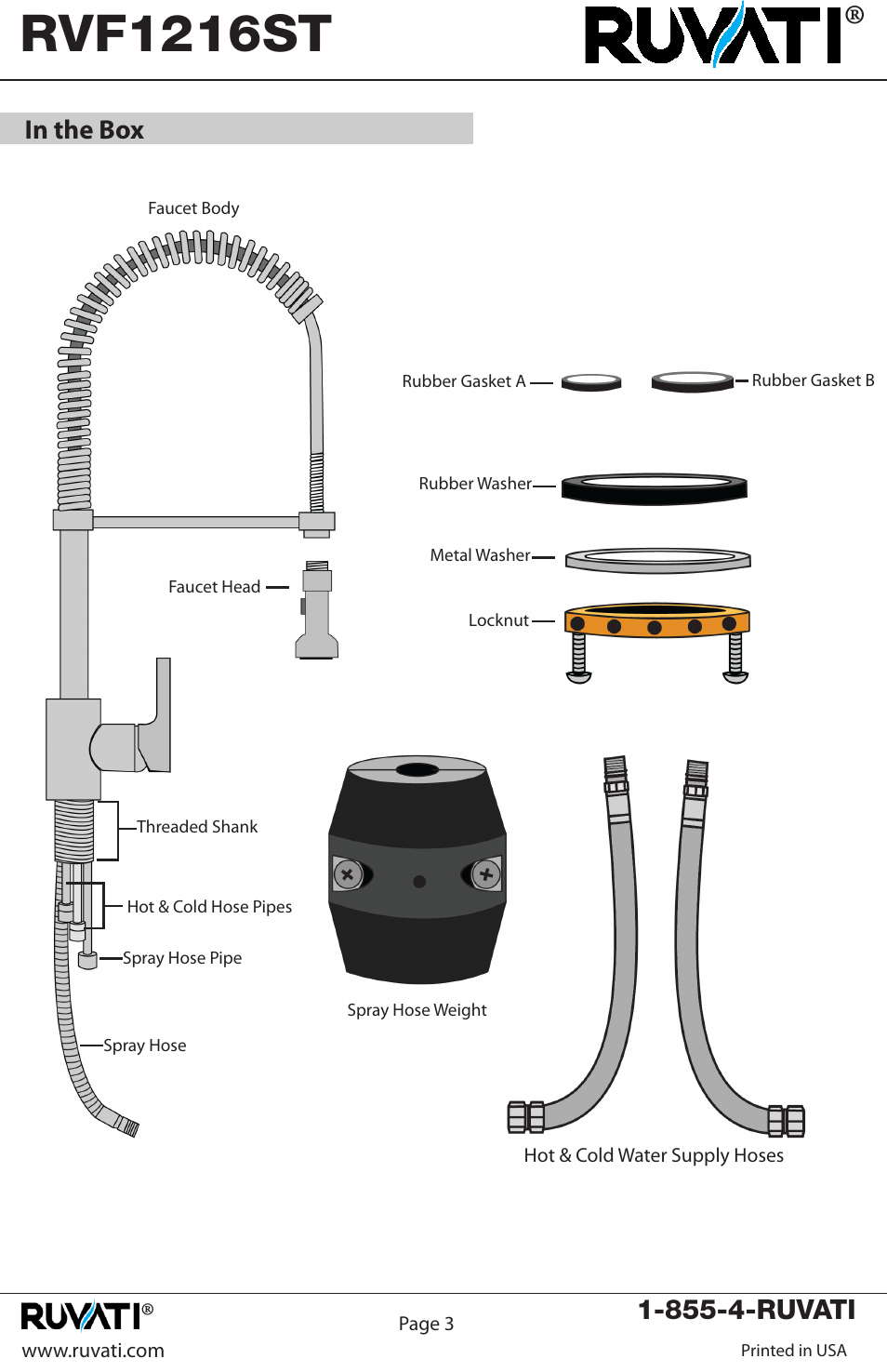 Rvf1216st | Ruvati RVF1216ST User Manual | Page 4 / 12