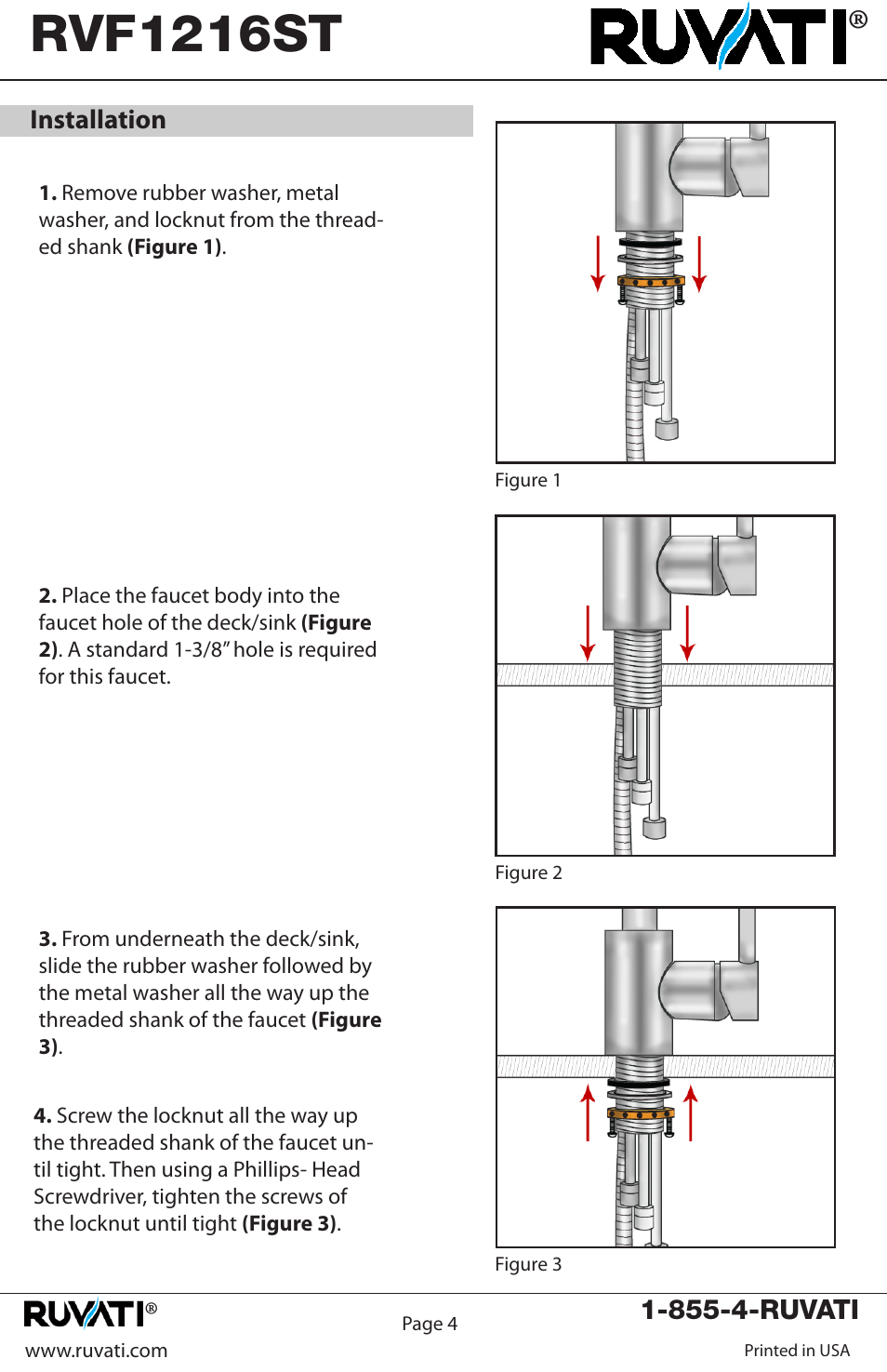 Rvf1216st | Ruvati RVF1216ST User Manual | Page 5 / 12