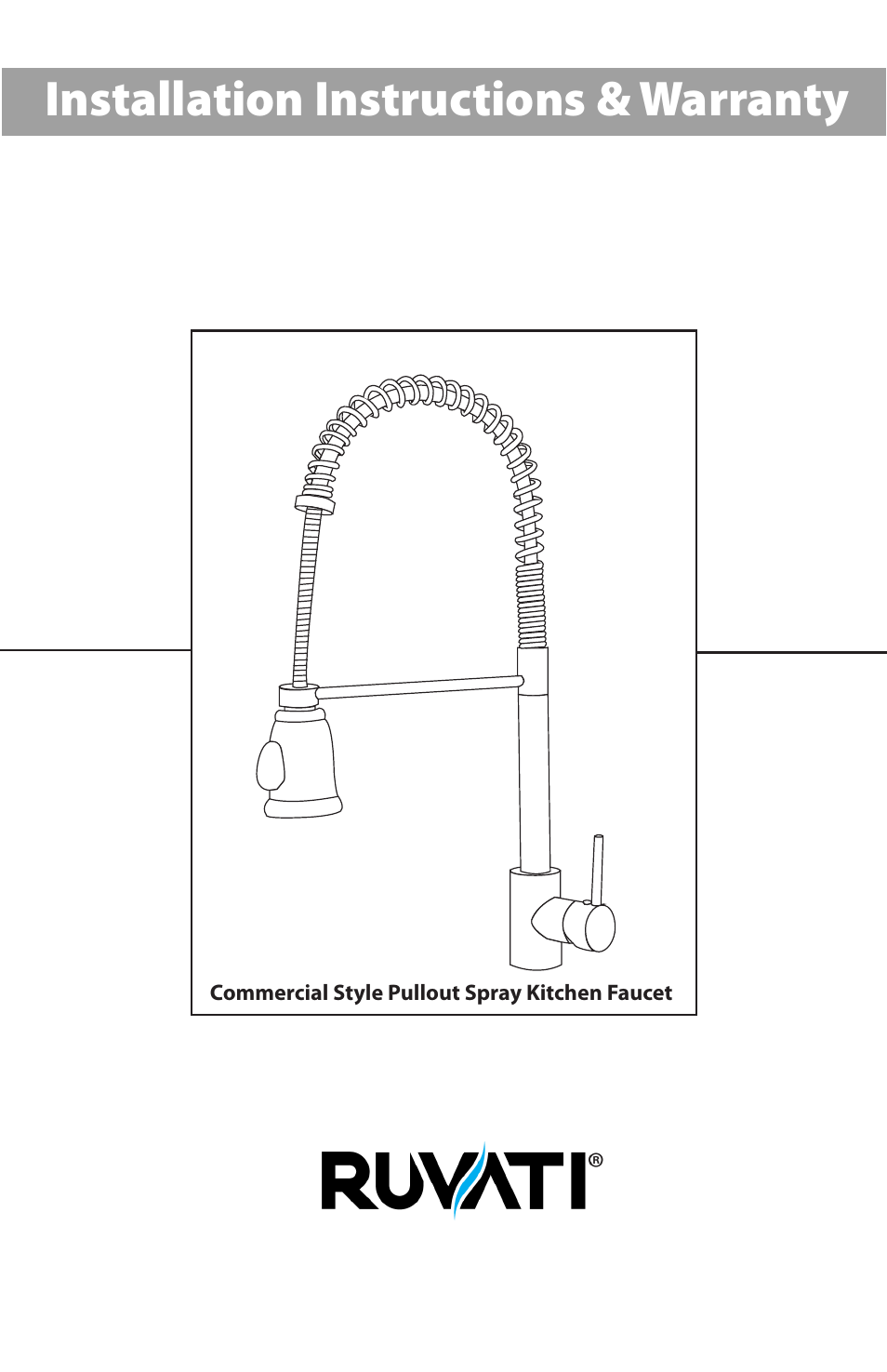 Ruvati RVF1215ST User Manual | 12 pages