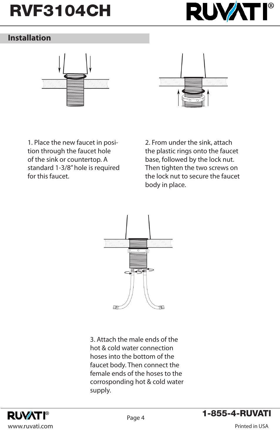 Rvf3104ch | Ruvati RVF3104CH User Manual | Page 4 / 8