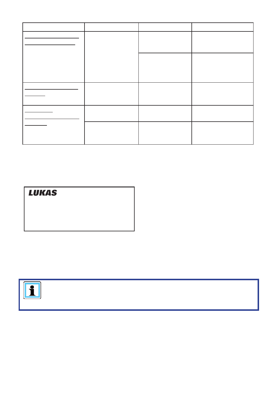 Technical data, Lukas | Lukas SP 512 User Manual | Page 37 / 48