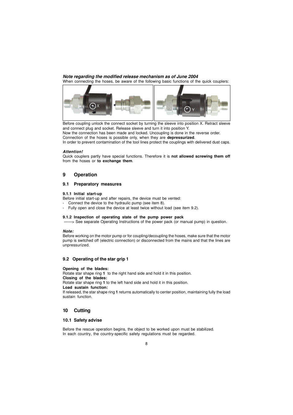 Lukas LS Series Cutter User Manual | Page 8 / 15
