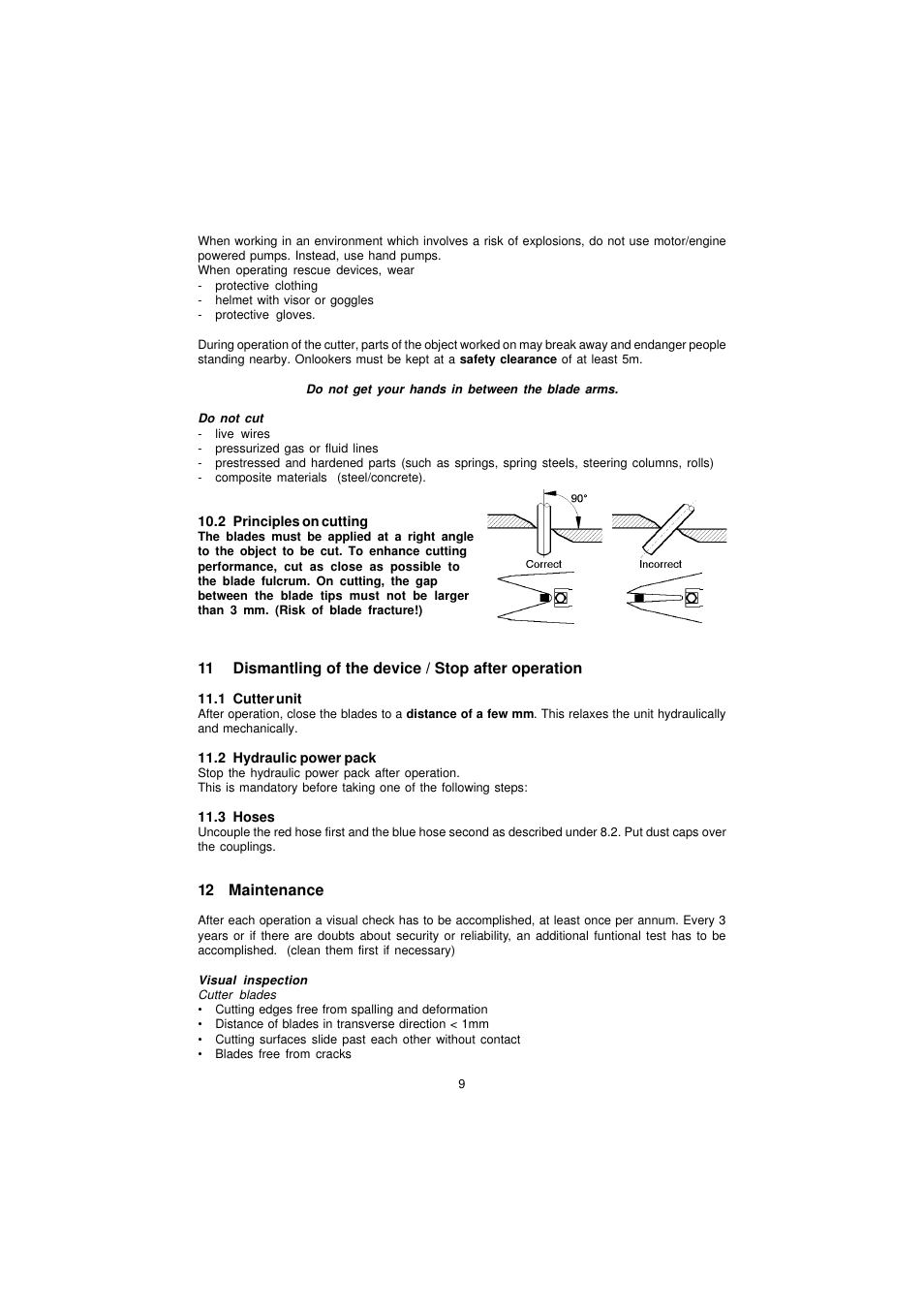 Lukas LS Series Cutter User Manual | Page 9 / 15