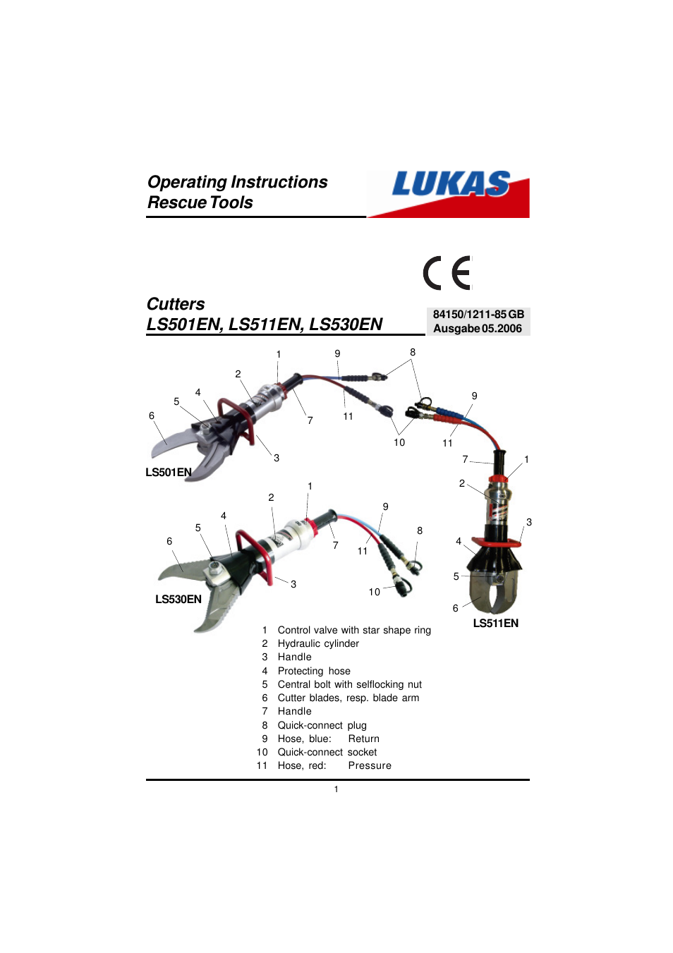 Lukas LS530EN User Manual | 16 pages