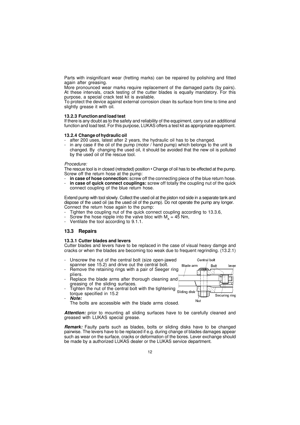 Lukas LS530EN User Manual | Page 12 / 16