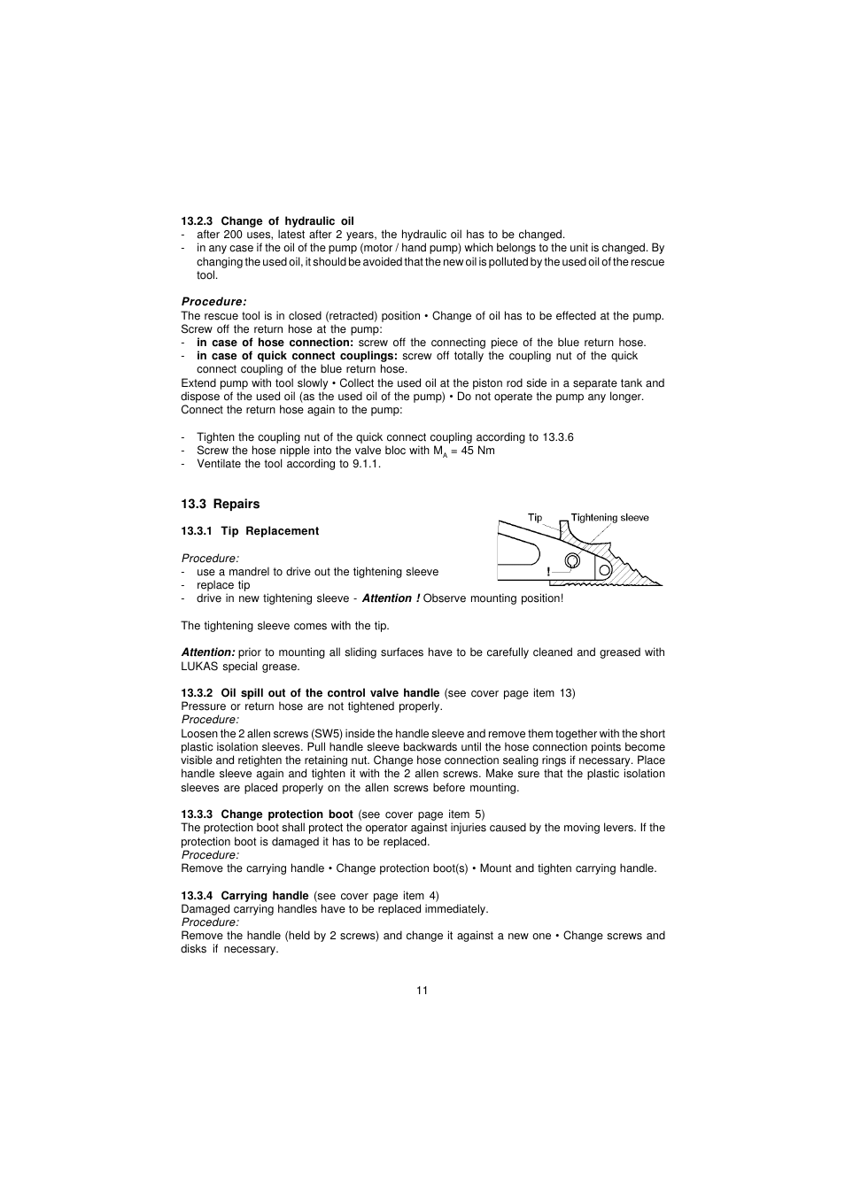 Lukas LSP 80 EN User Manual | Page 11 / 14