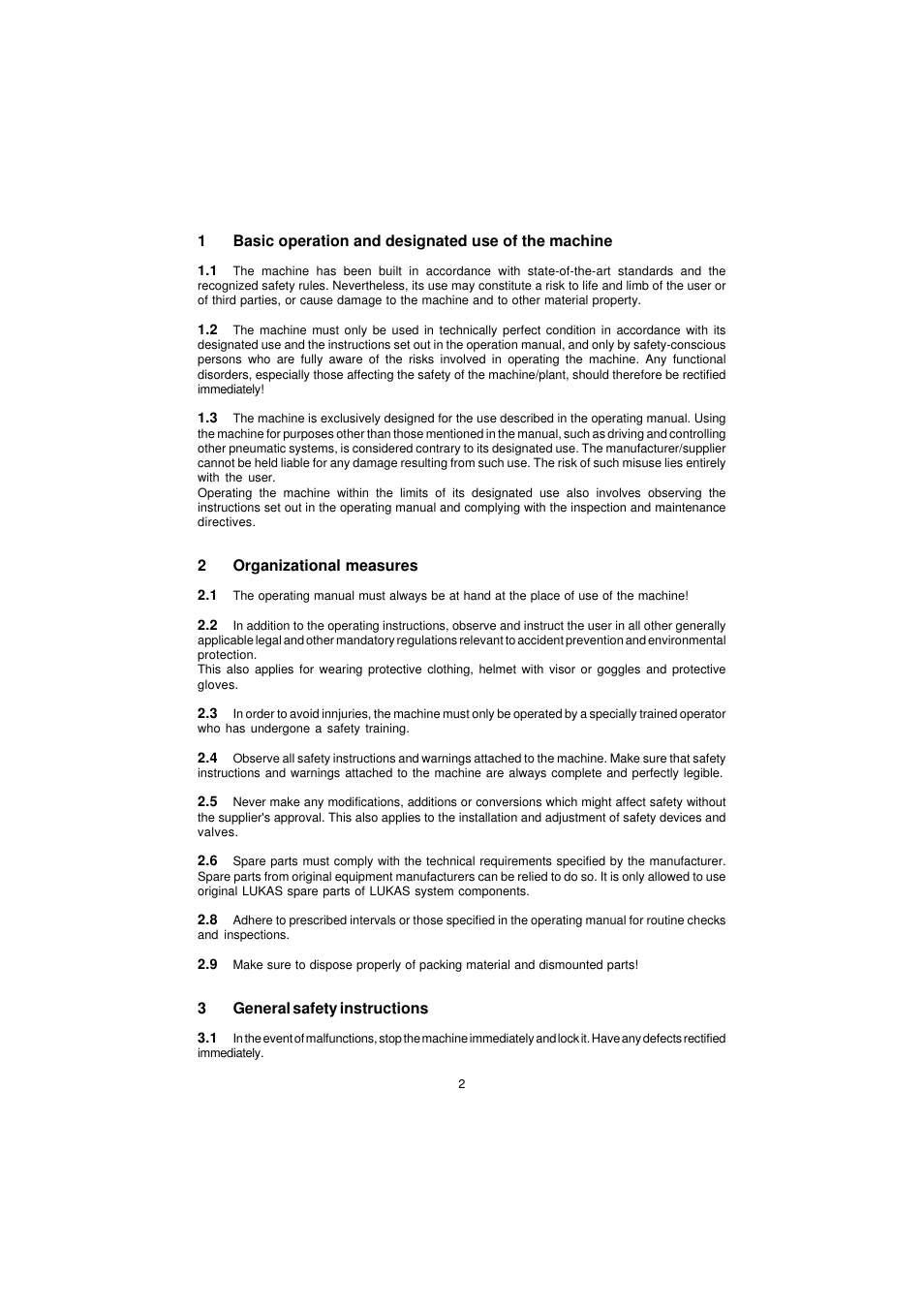Lukas LSP 80 EN User Manual | Page 2 / 14