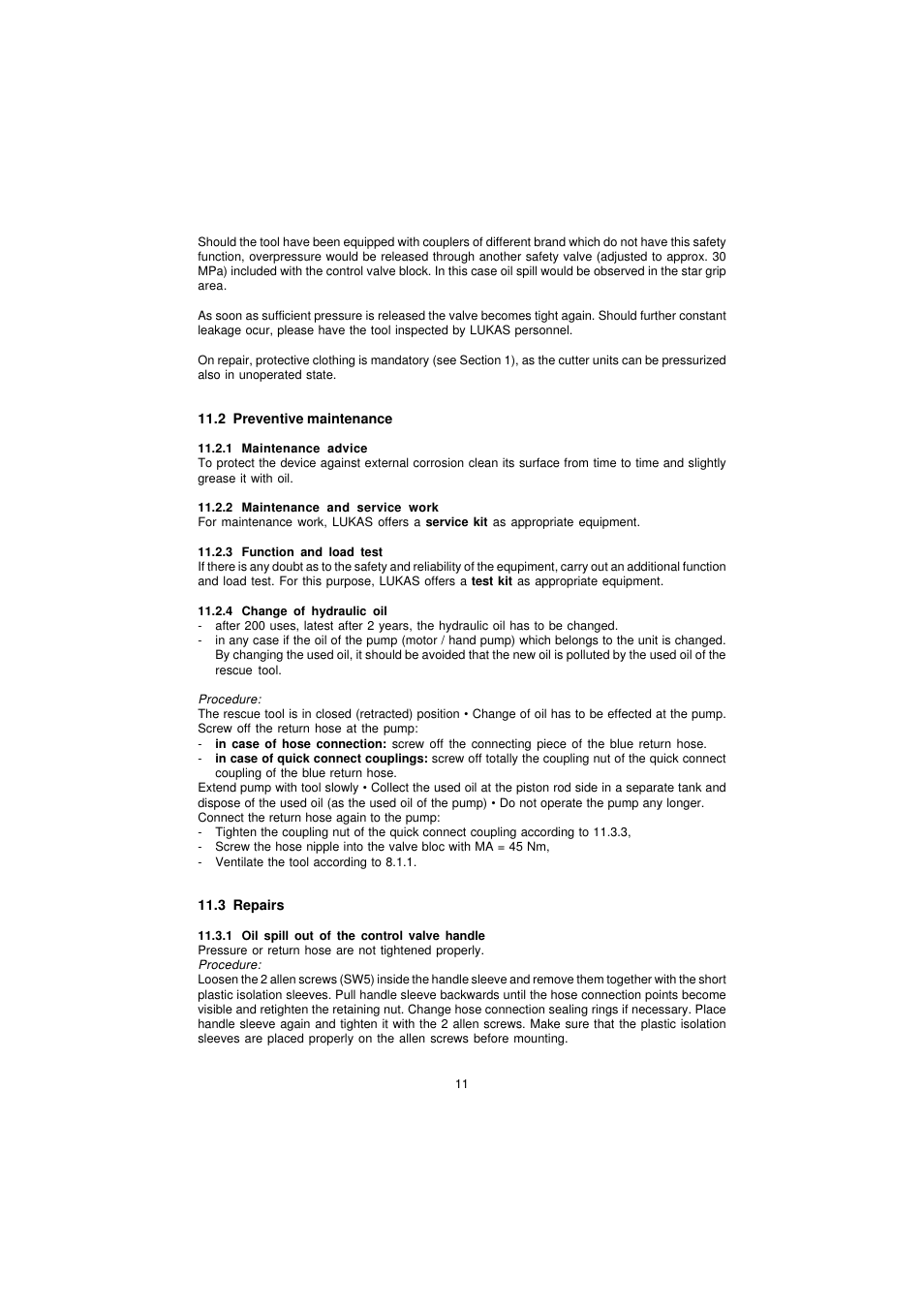 Lukas LZR 12-700 EN User Manual | Page 11 / 14