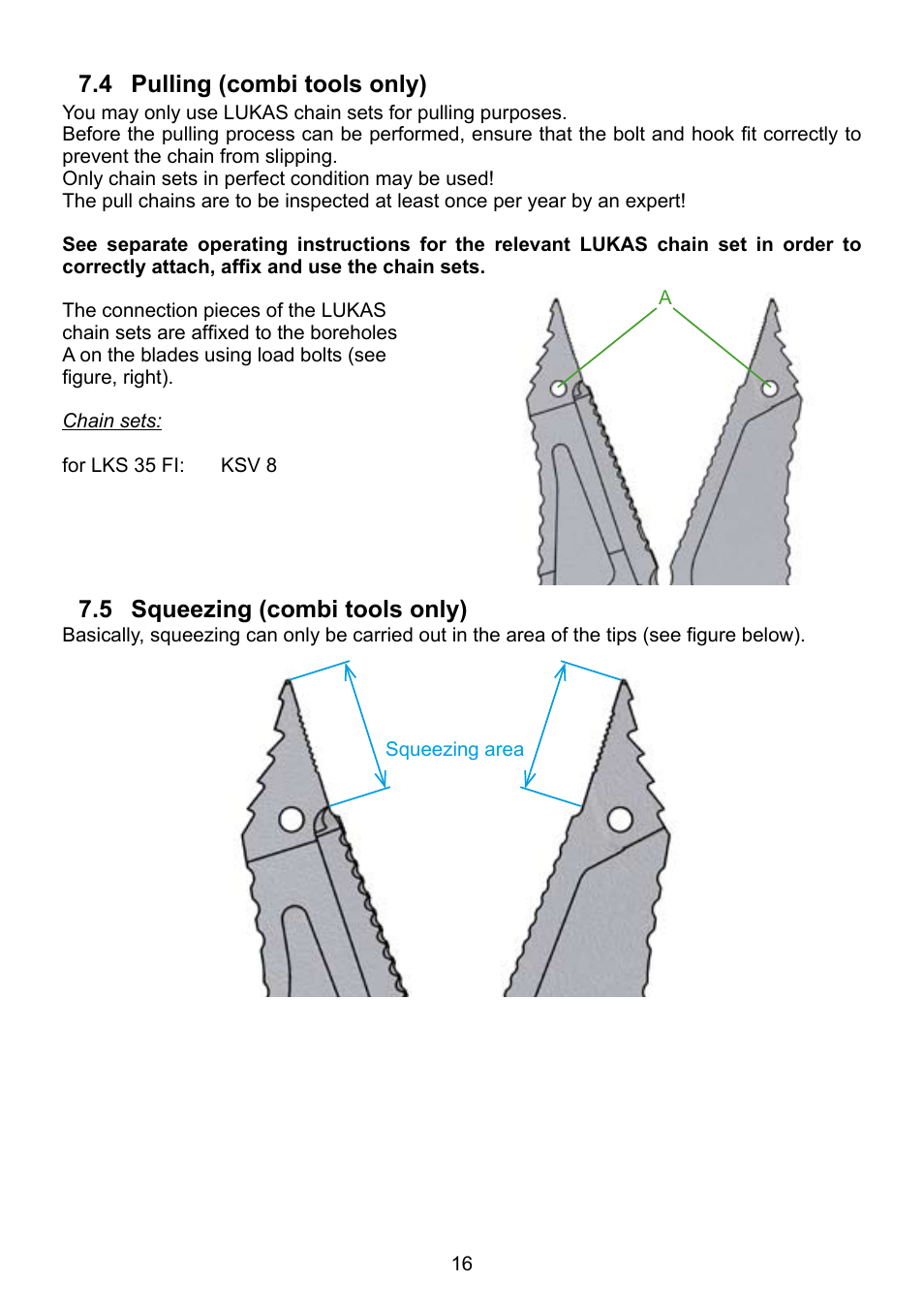 Lukas LS 330 Fi User Manual | Page 16 / 32