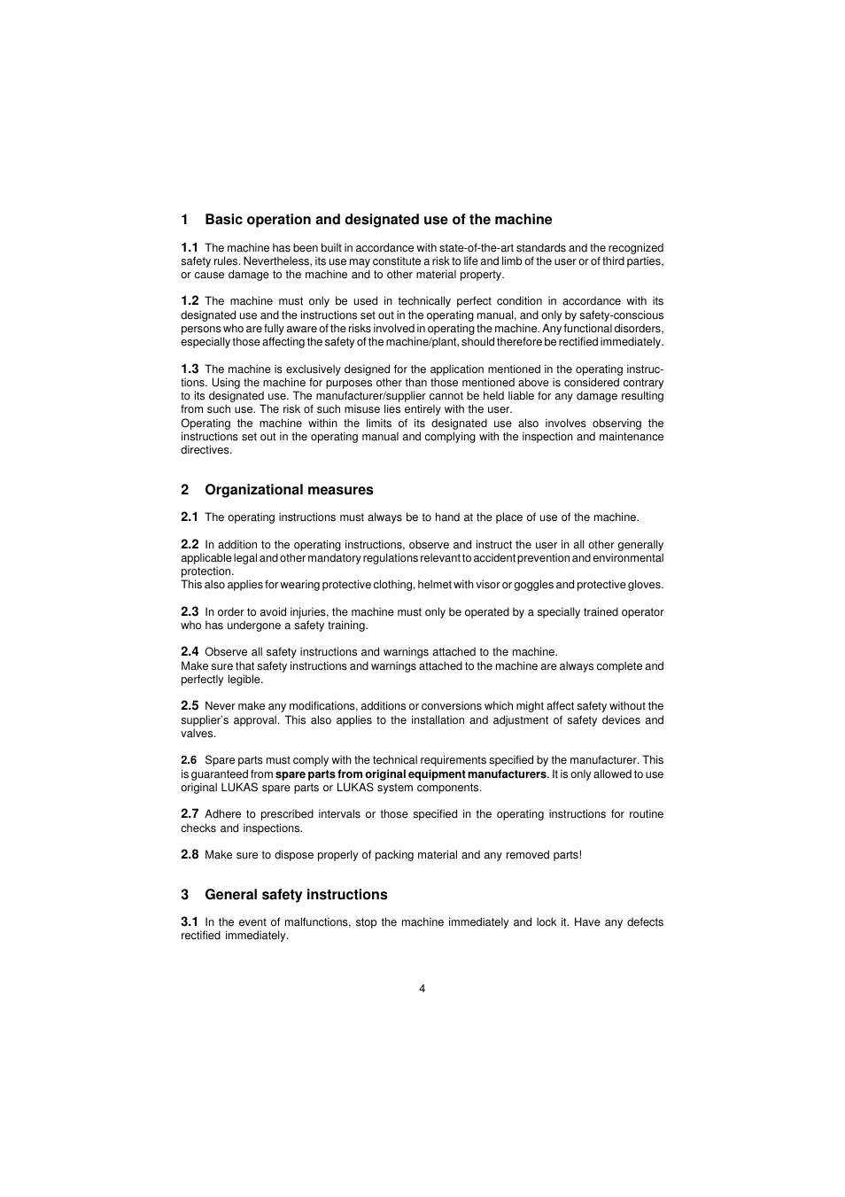Lukas LKE 55 User Manual | Page 4 / 15