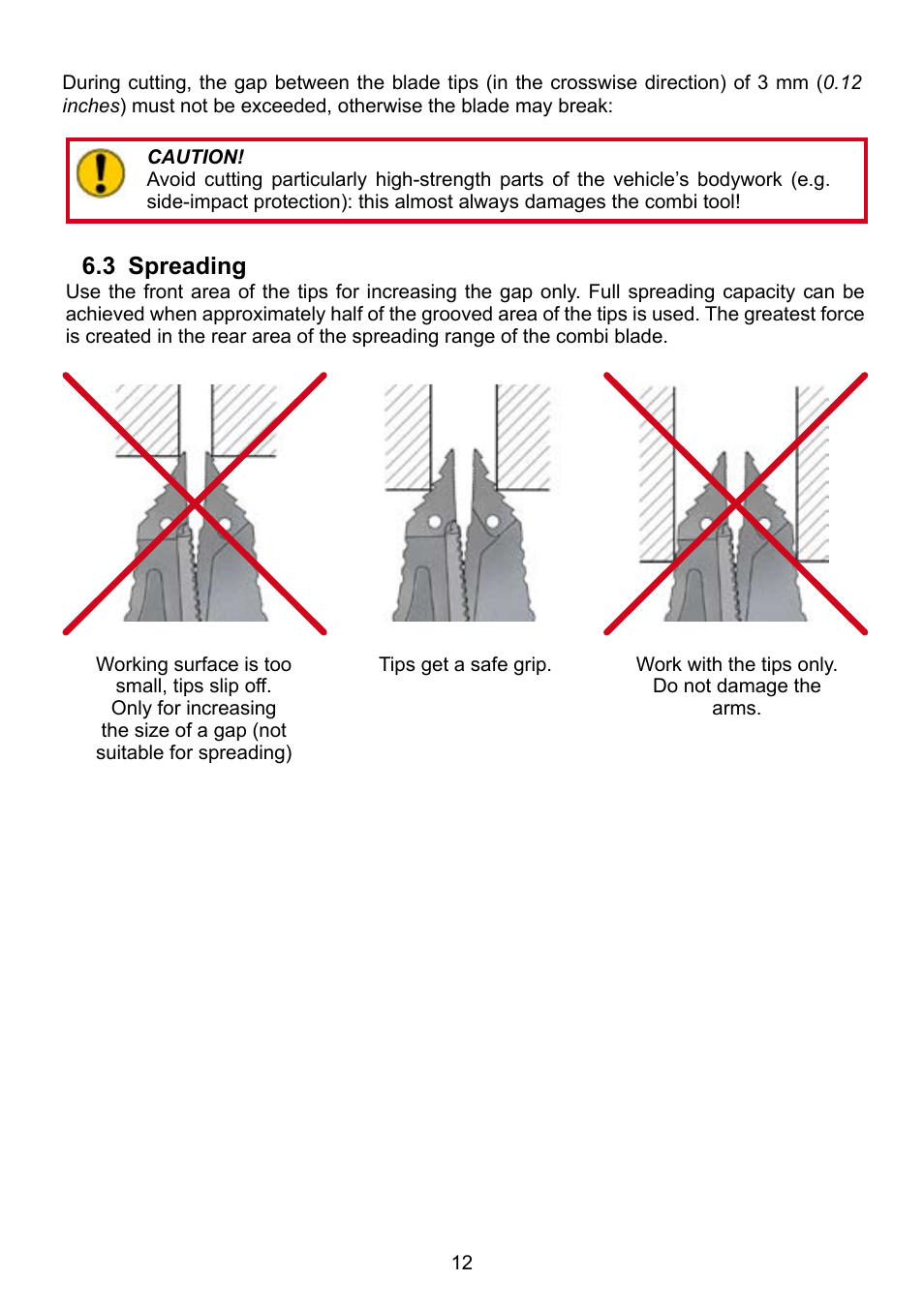 3 spreading | Lukas LKS 31 User Manual | Page 12 / 24