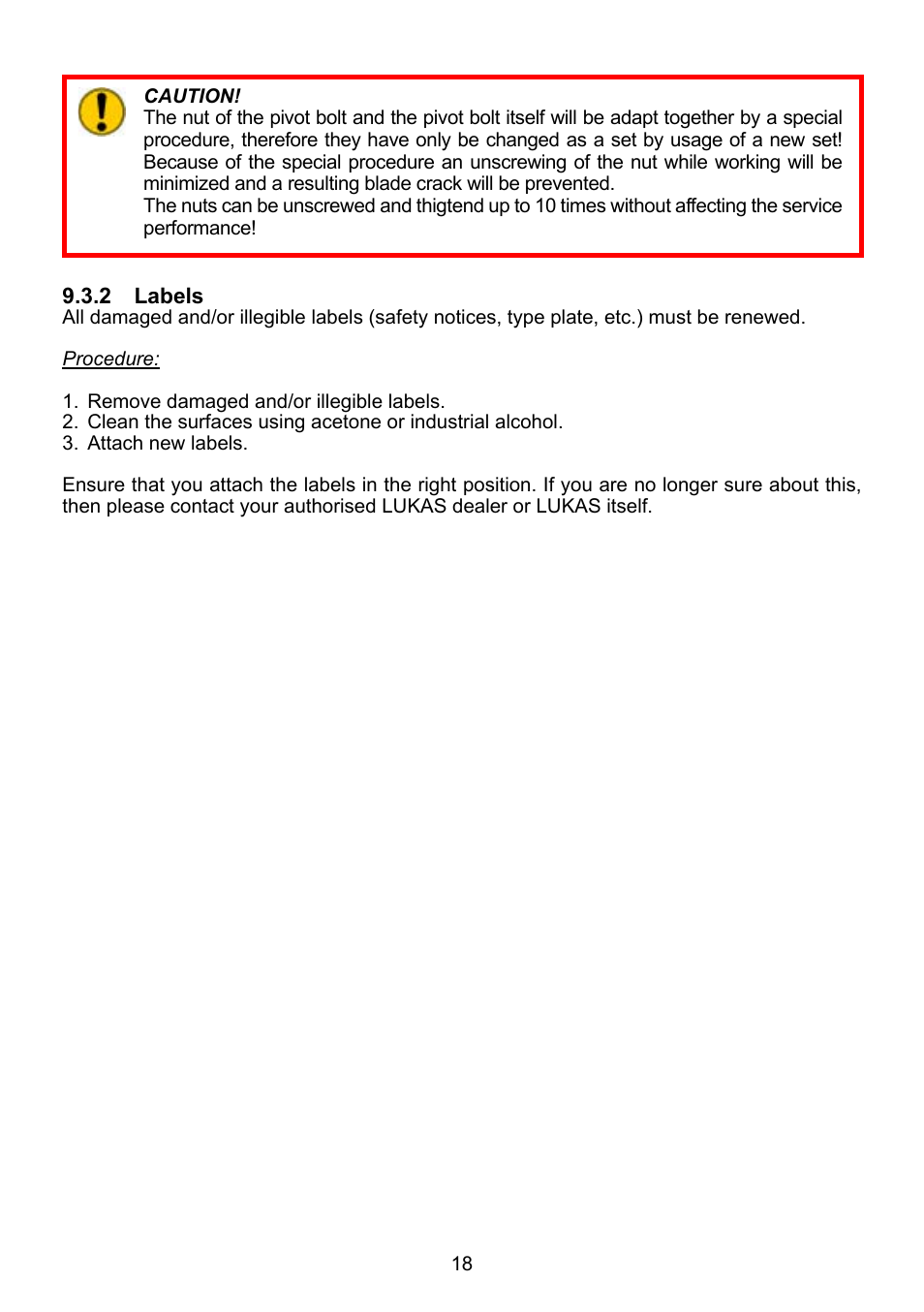 Lukas LKS 31 User Manual | Page 18 / 24