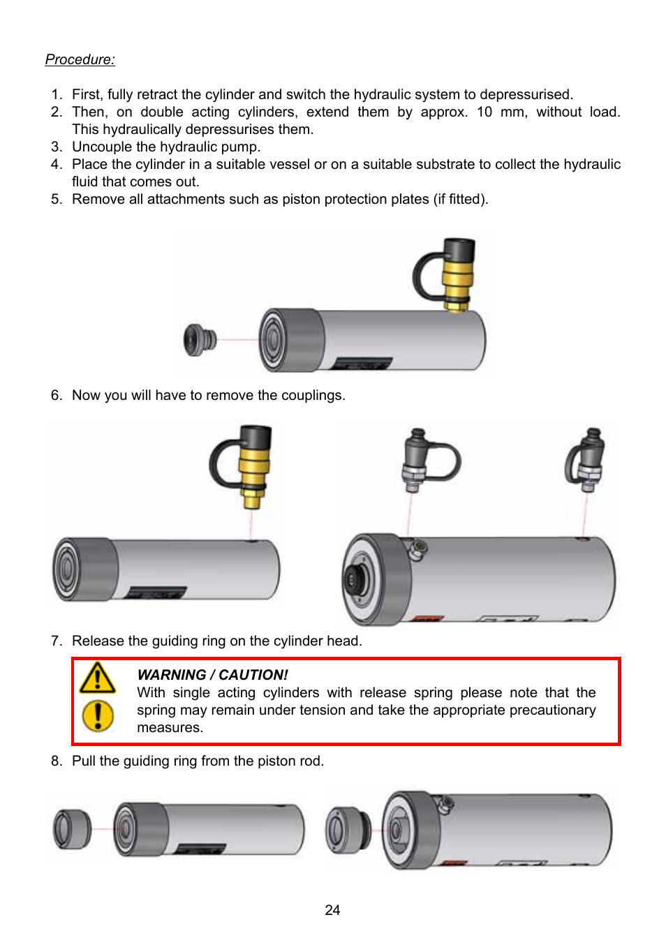 Lukas Hydraulic cylinder User Manual | Page 24 / 32
