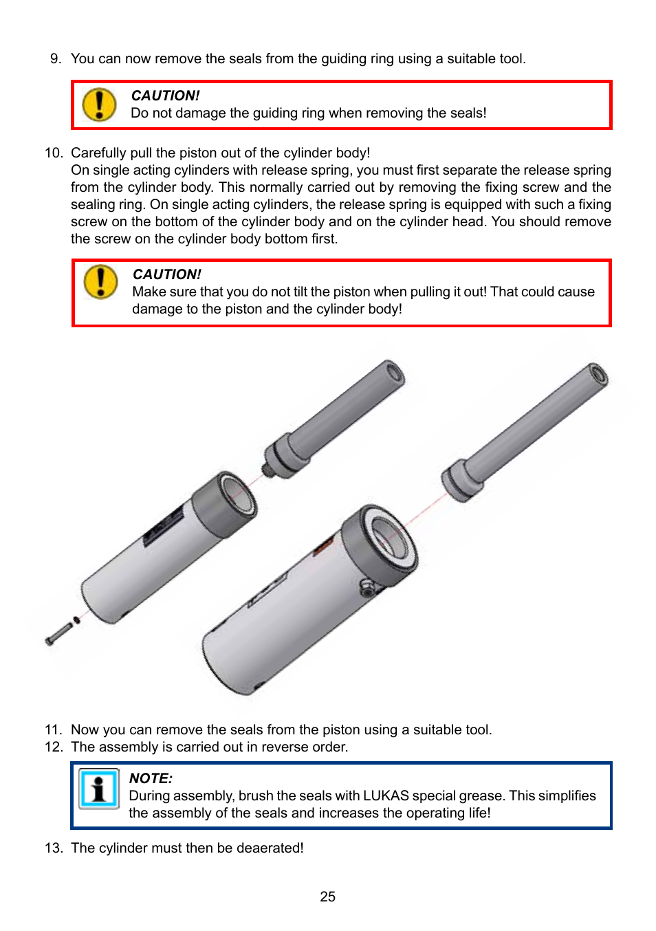 Lukas Hydraulic cylinder User Manual | Page 25 / 32