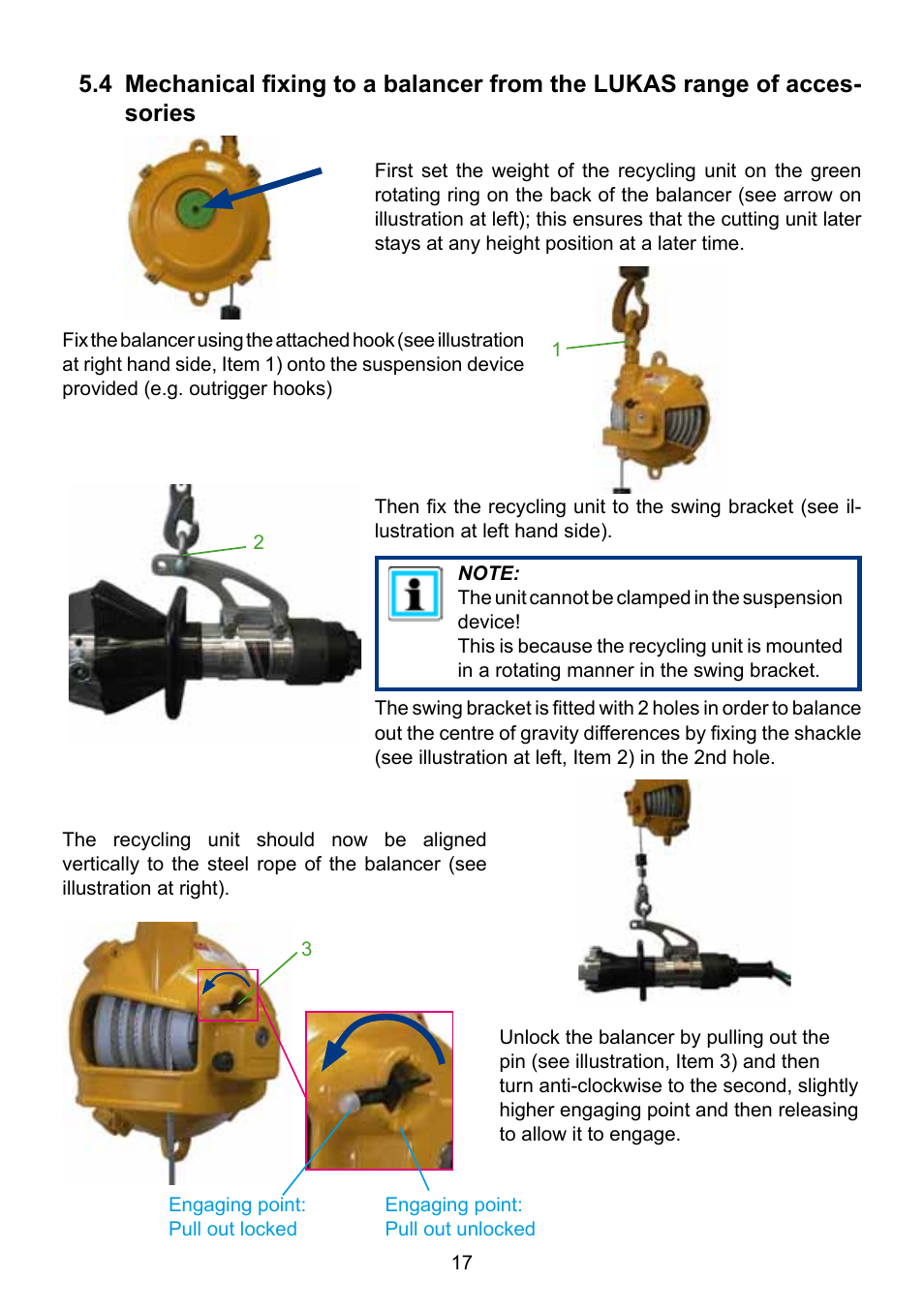 Lukas Concrete crushers User Manual | Page 17 / 48