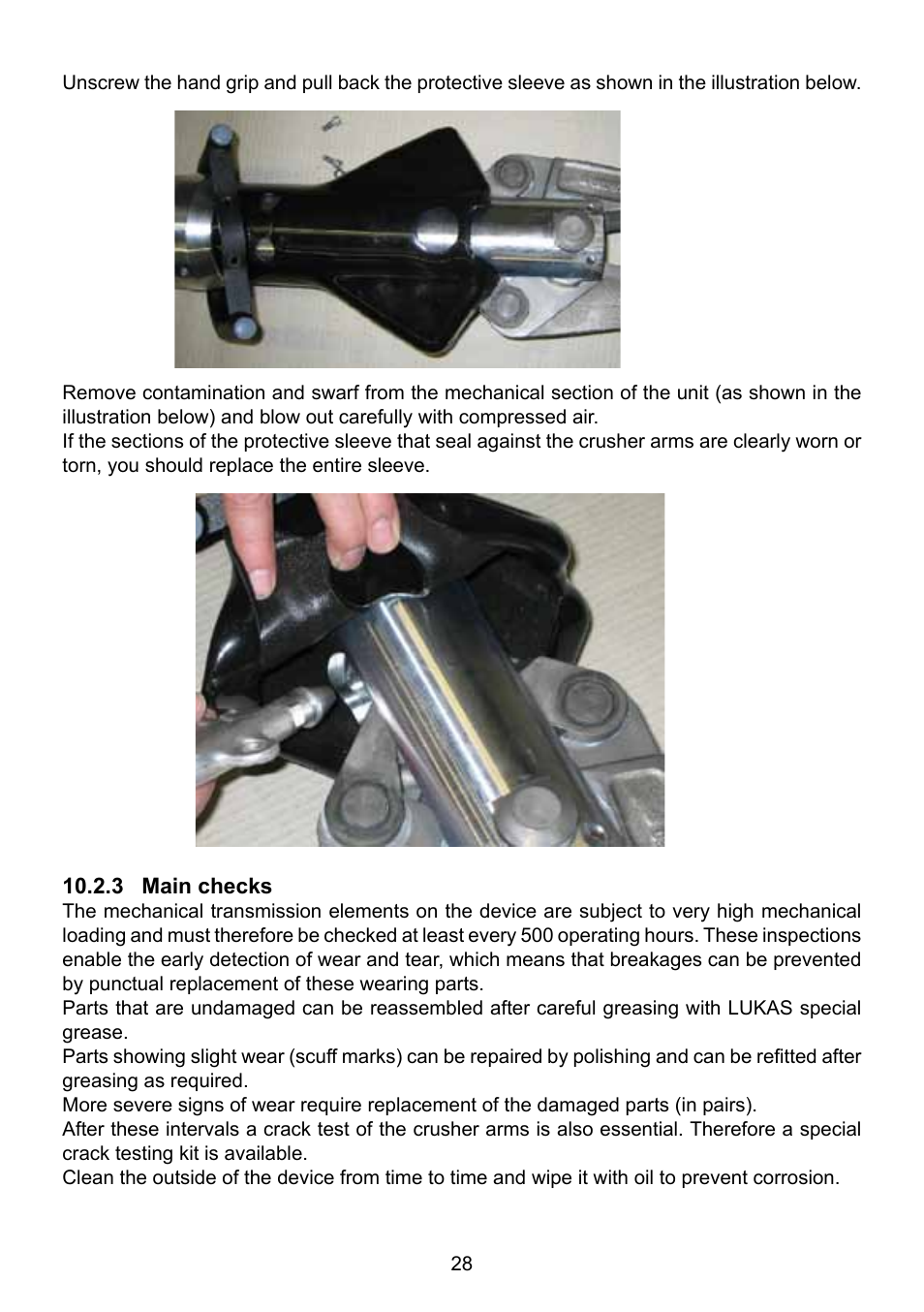 Lukas Concrete crushers User Manual | Page 28 / 48