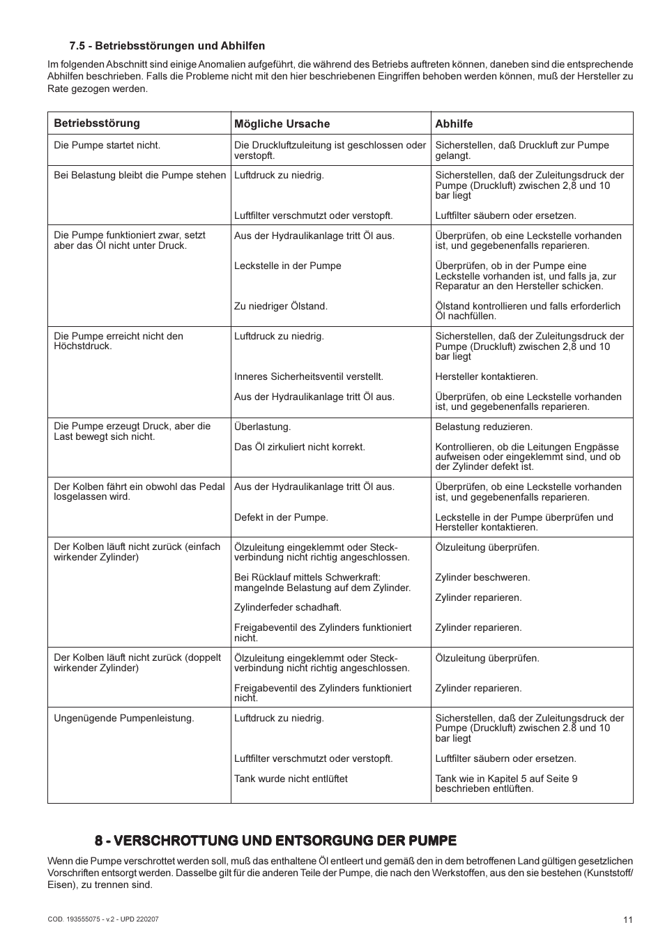 8 - verschro | Lukas AHP 2-1E-632 User Manual | Page 11 / 40
