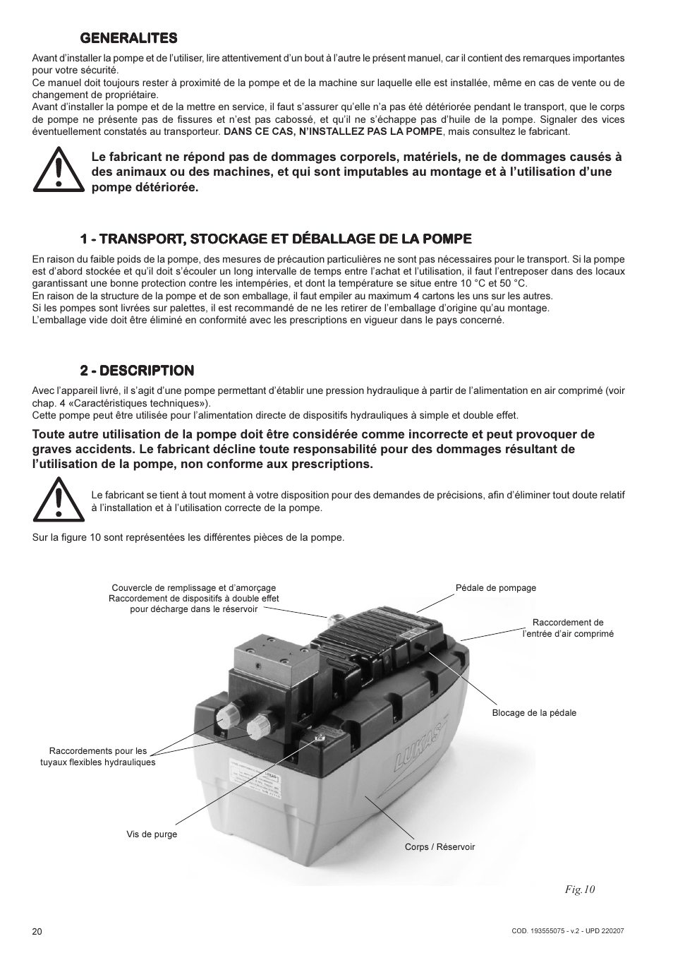 Lukas AHP 2-1E-632 User Manual | Page 20 / 40