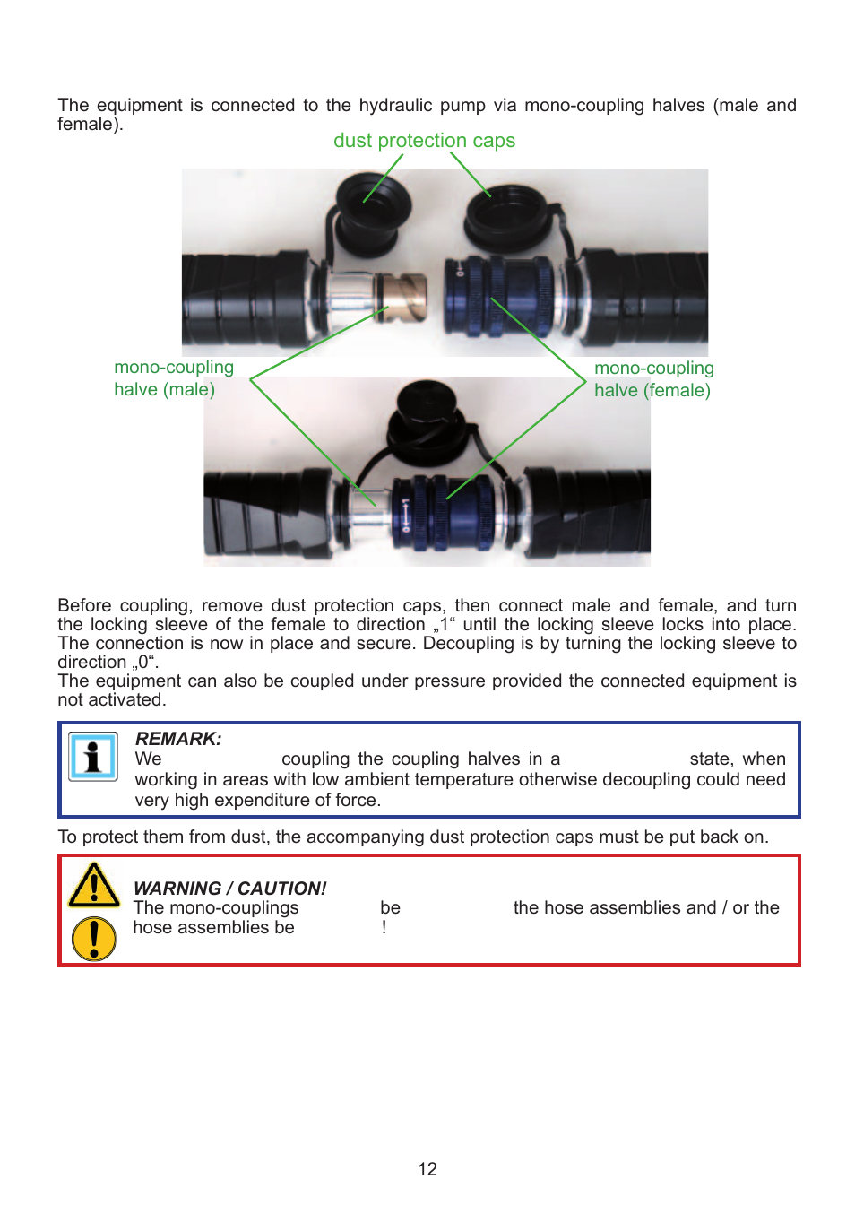 3 coupling the mono-couplings | Lukas SHR 20 User Manual | Page 12 / 36