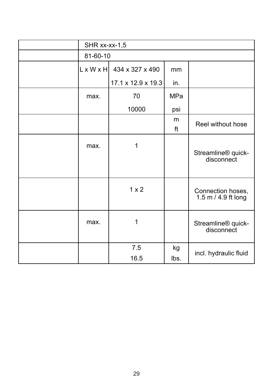 Lukas SHR 20 User Manual | Page 29 / 36