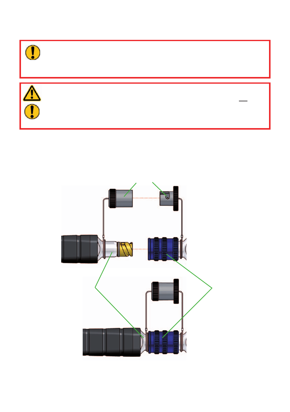Connecting the hoses / devices | Lukas P 630 SG User Manual | Page 16 / 48