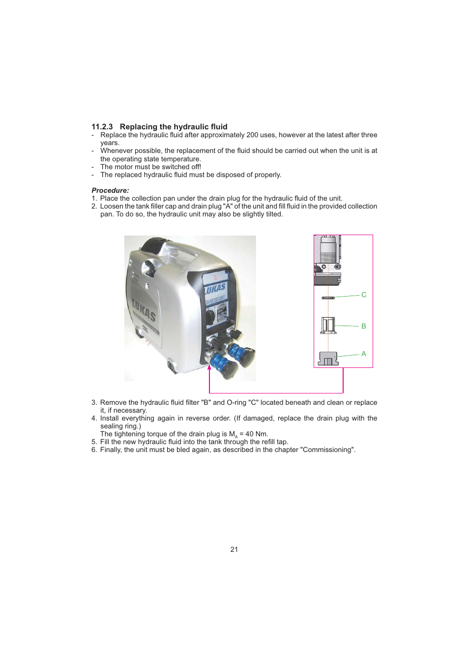 Lukas P 660 SG User Manual | Page 21 / 32