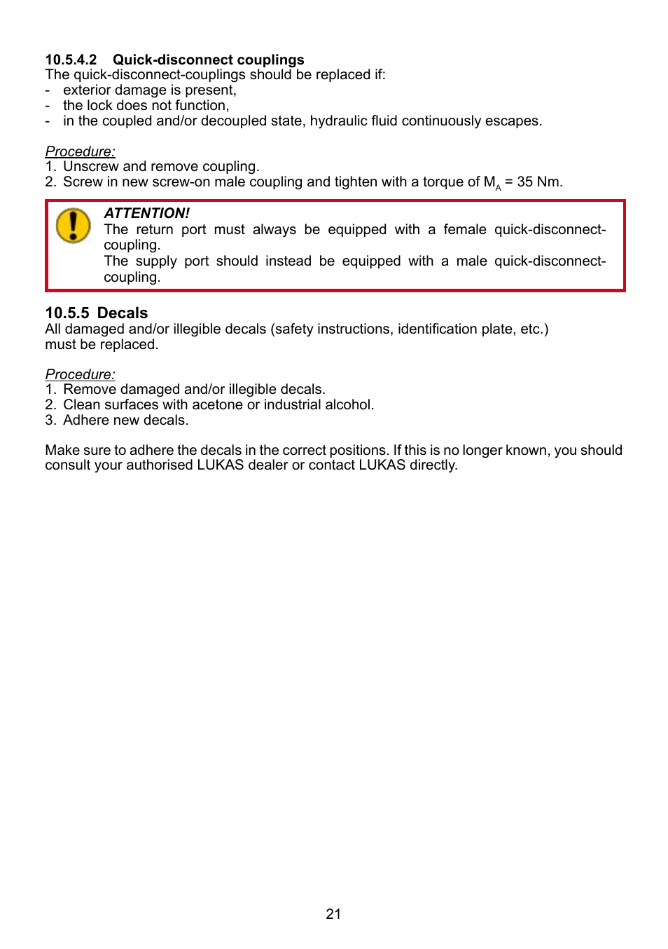 Lukas ZPH 3/4 User Manual | Page 21 / 32