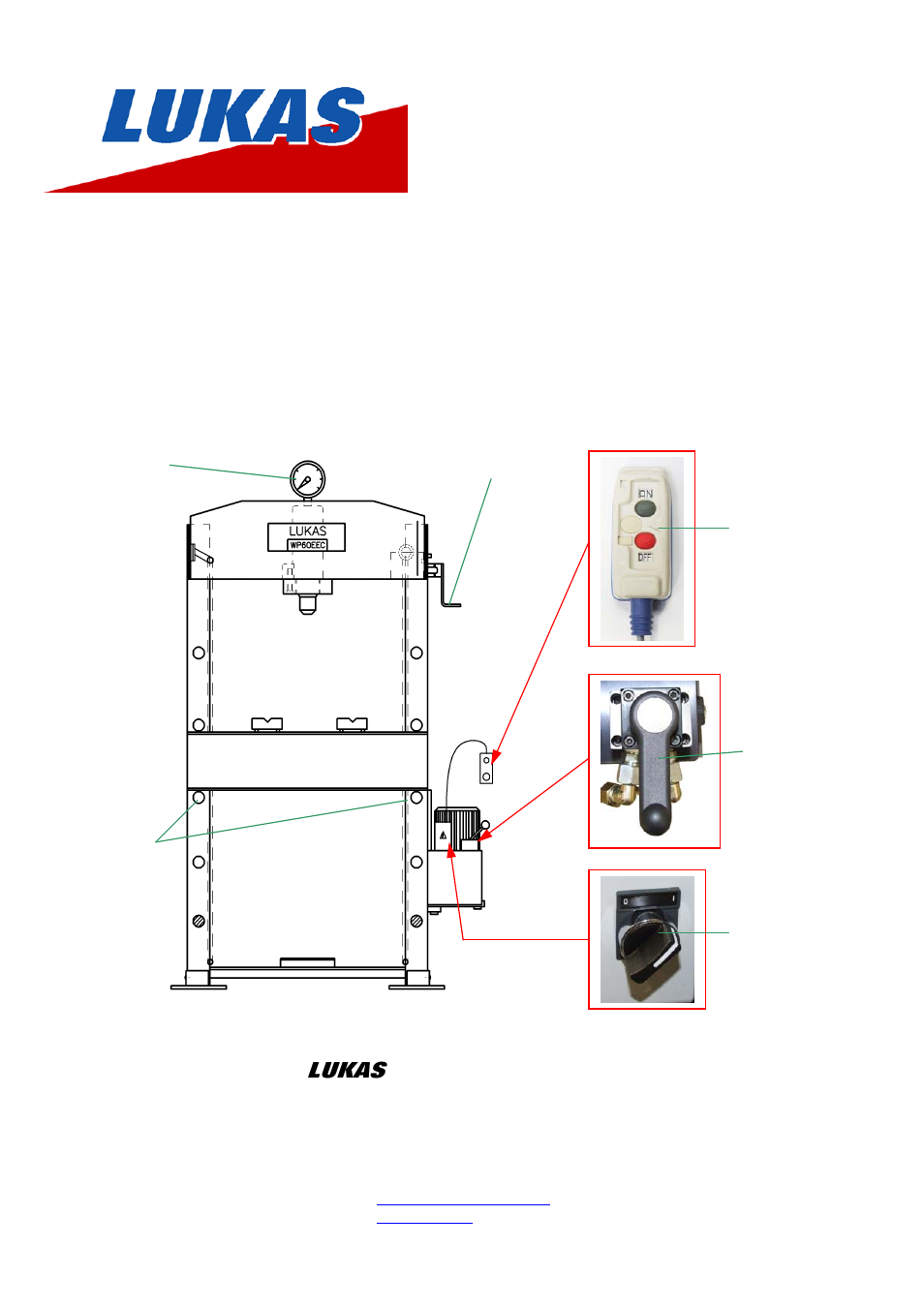 Lukas WP60EEC User Manual | 7 pages