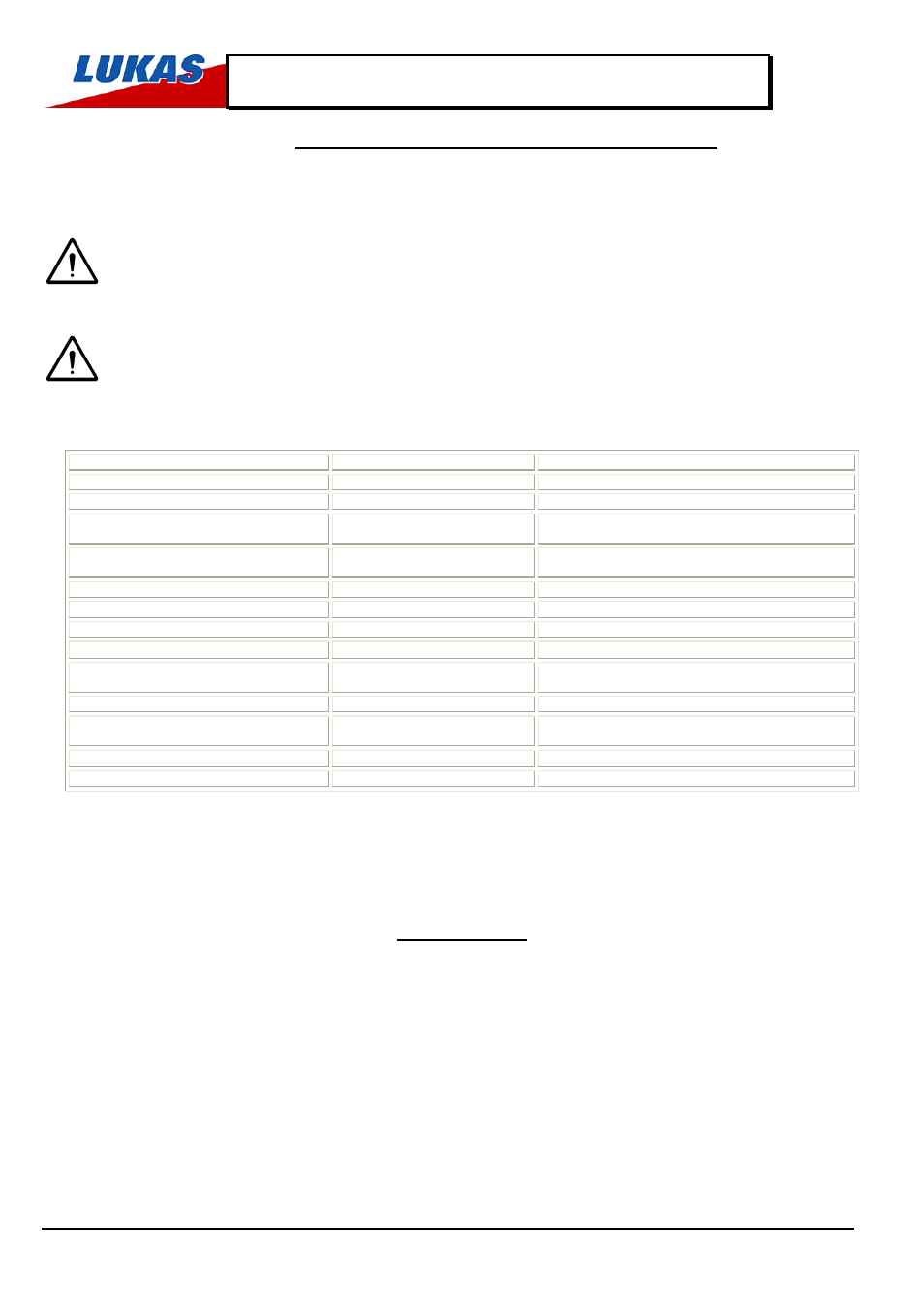 Warranty | Lukas WP60EEC User Manual | Page 6 / 7
