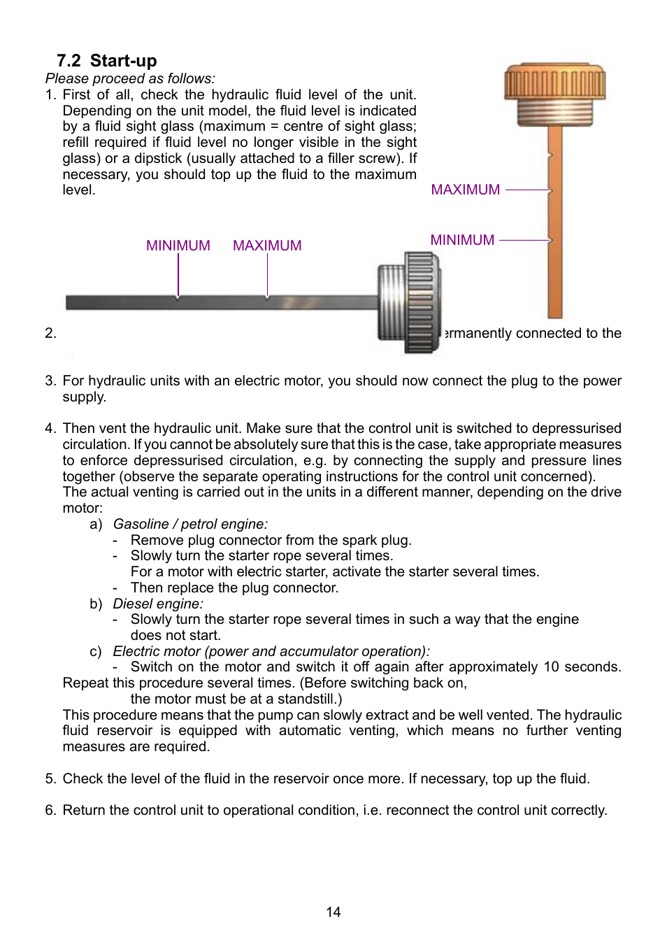 2 start-up | Lukas Compact Units User Manual | Page 14 / 40