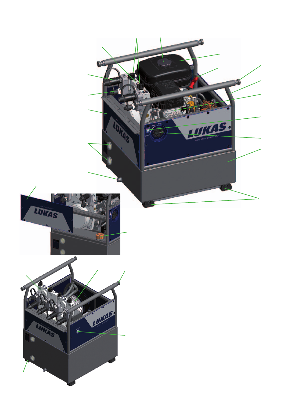 2 layout of the units | Lukas PC 650 User Manual | Page 12 / 52