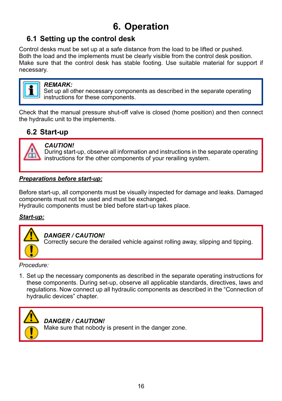 Operation 6 | Lukas CT7 User Manual | Page 16 / 28