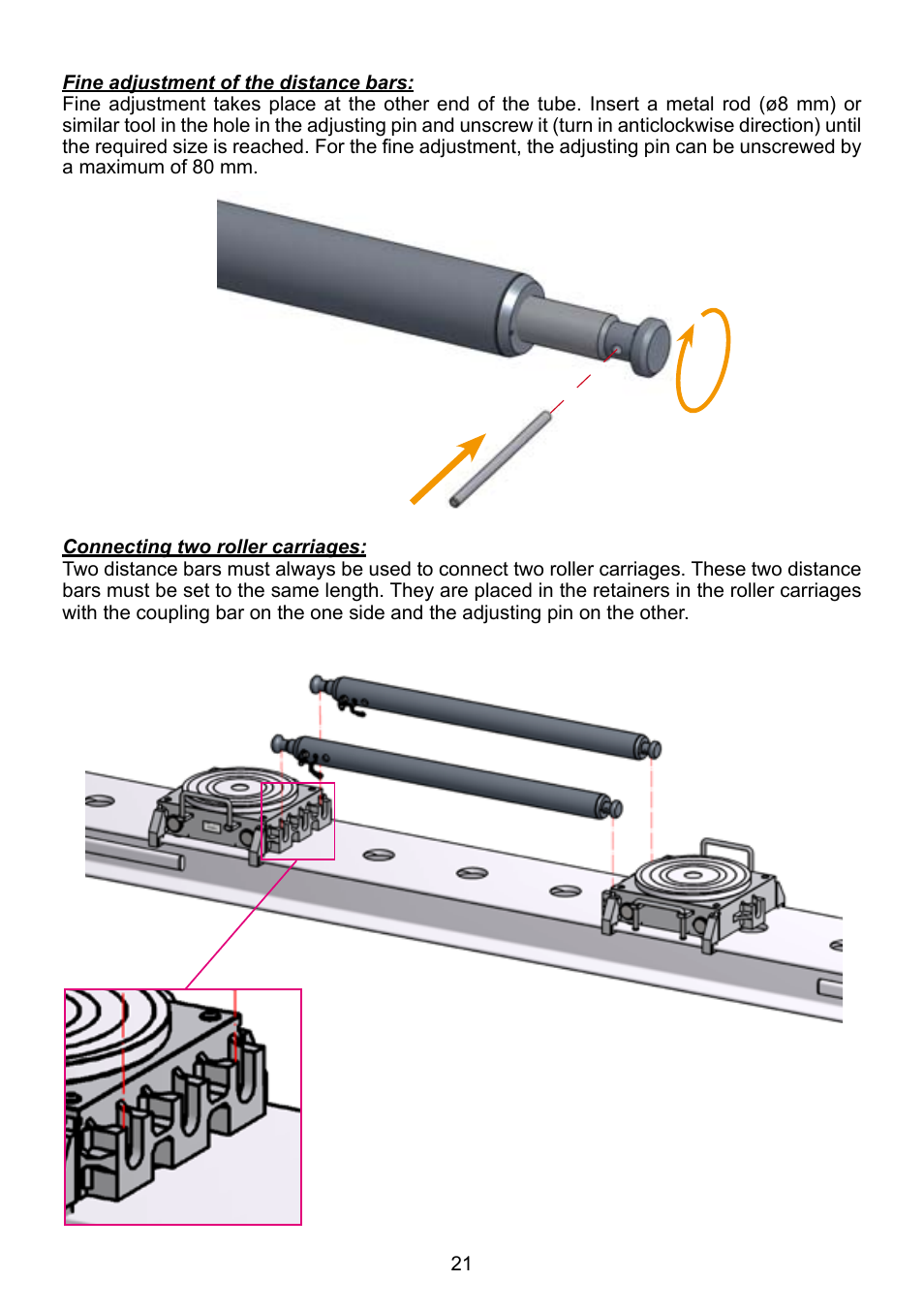 Lukas DUO Traversing System User Manual | Page 21 / 44
